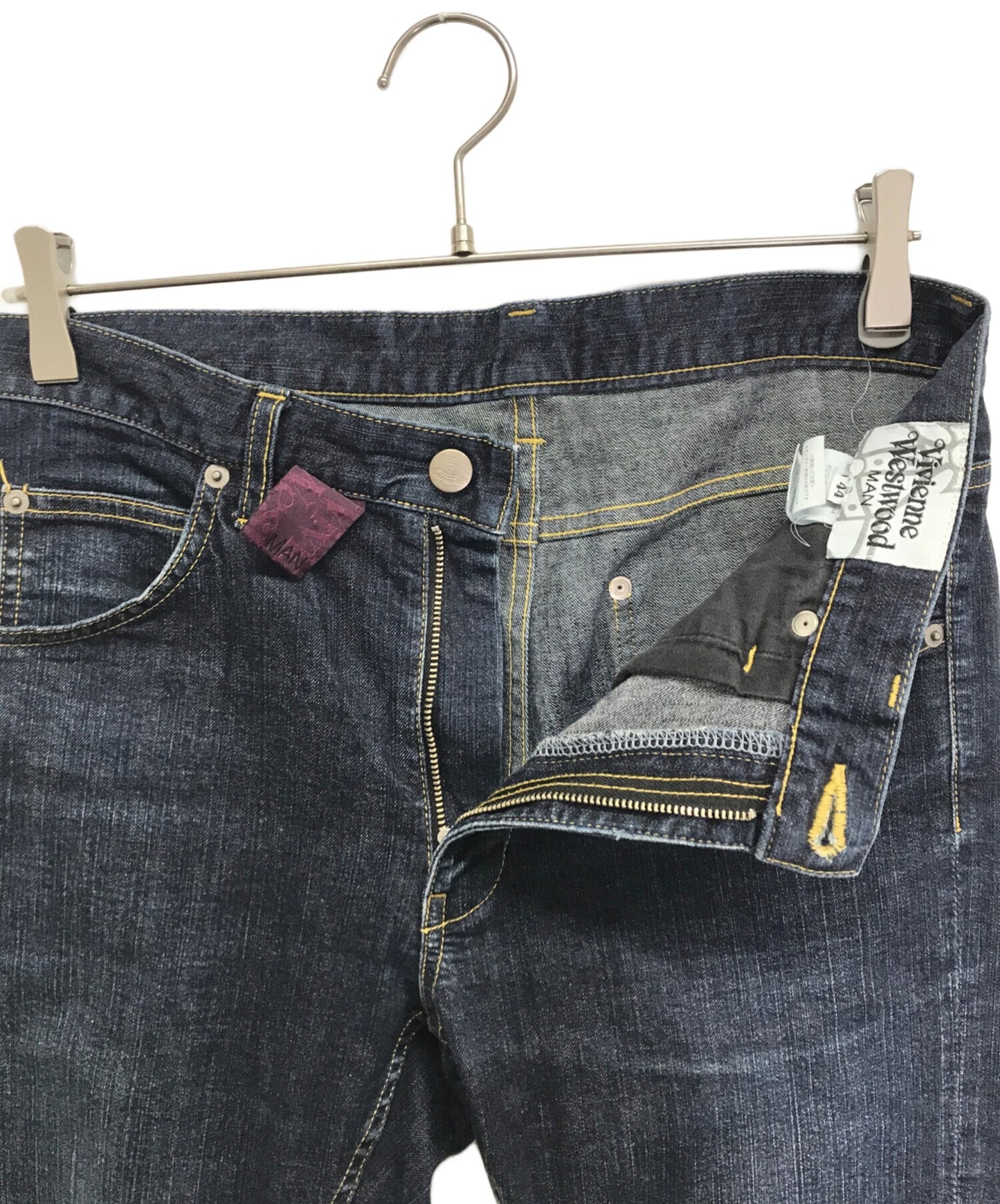[Pre-owned] Vivienne Westwood man Orb design skinny denim pants