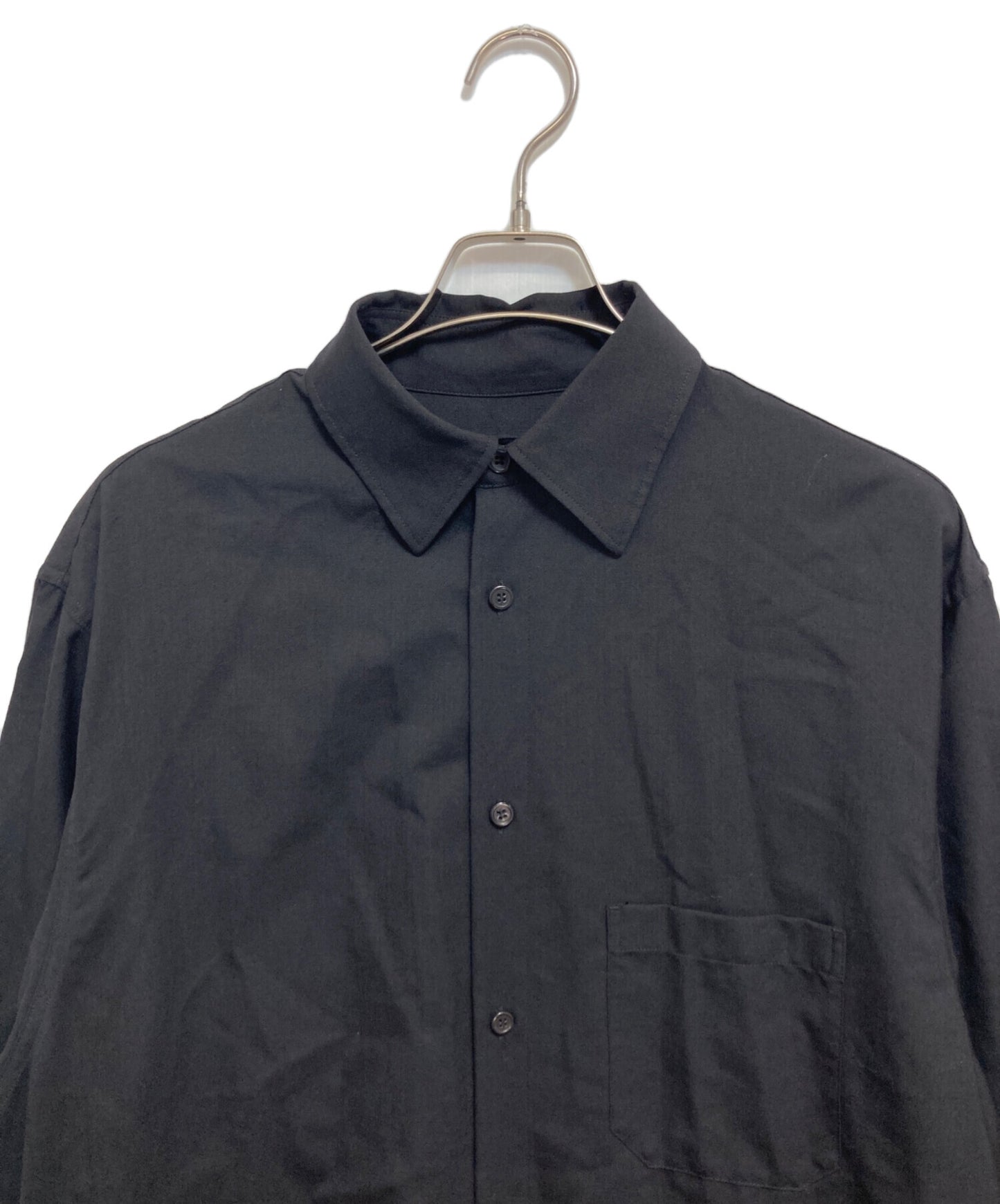 [Pre-owned] Y's Wool open collar long shirt YA-B03-150