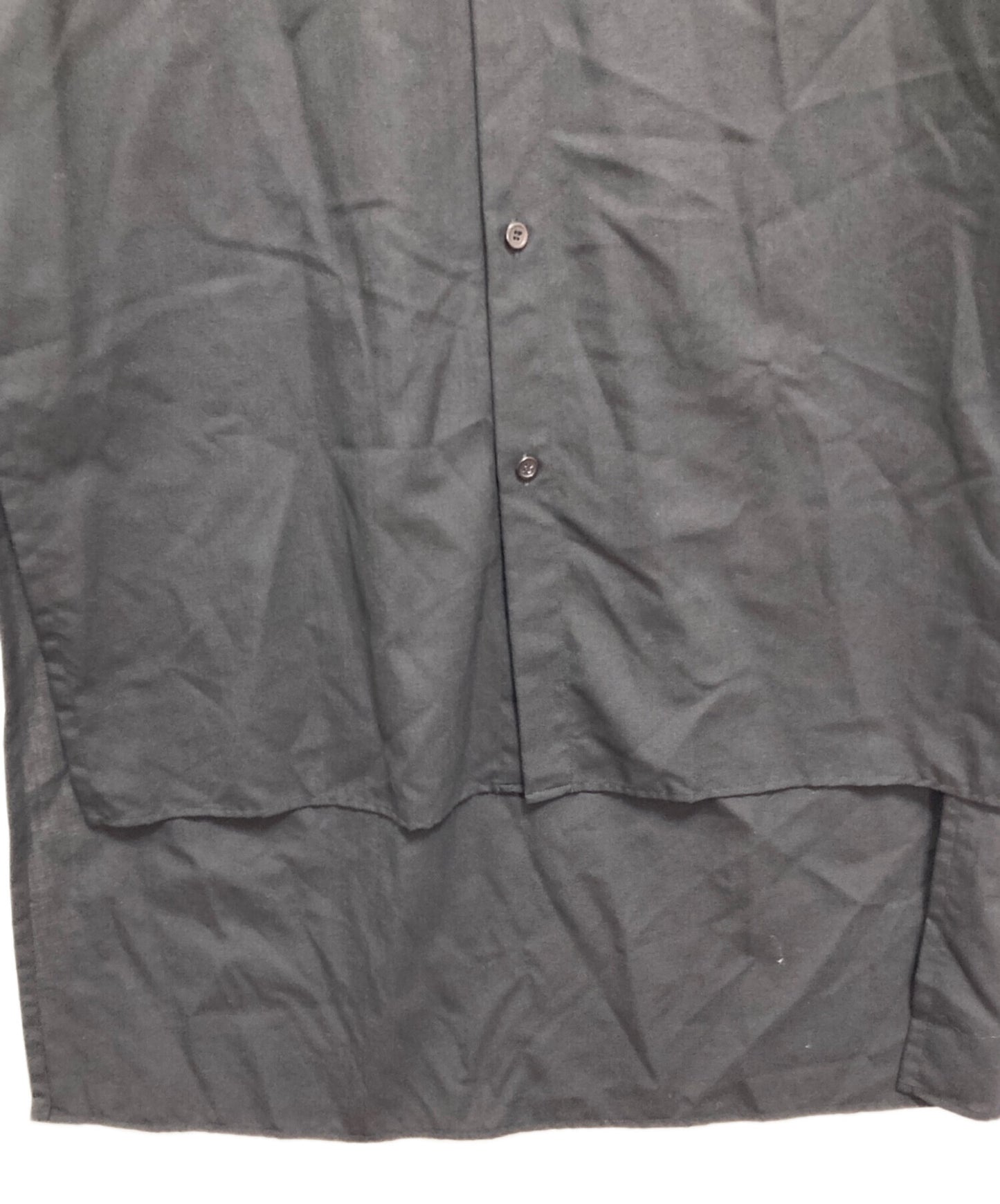 [Pre-owned] Y's Wool open collar long shirt YA-B03-150