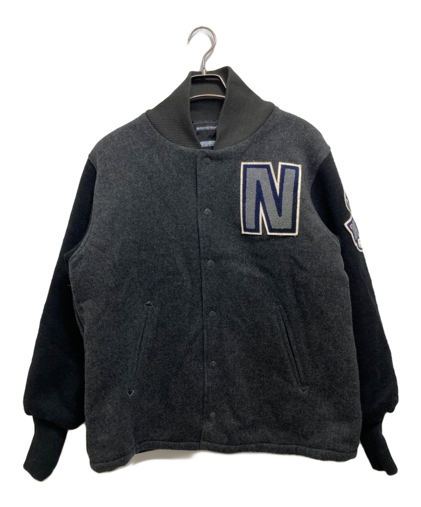 [Pre-owned] NEIGHBORHOOD Stadium jacket with badge DCNH-JK M03