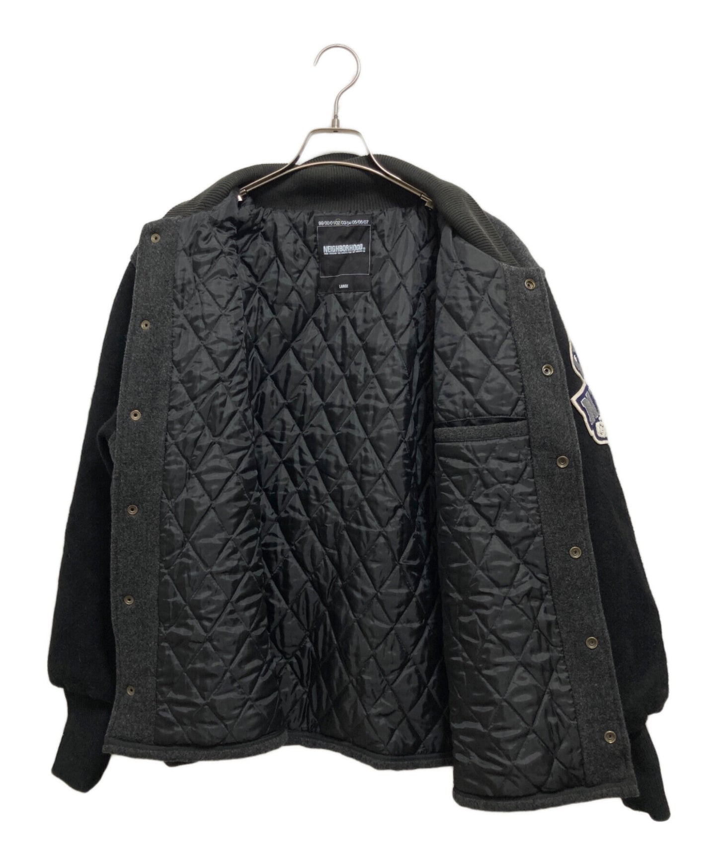 [Pre-owned] NEIGHBORHOOD Stadium jacket with badge DCNH-JK M03