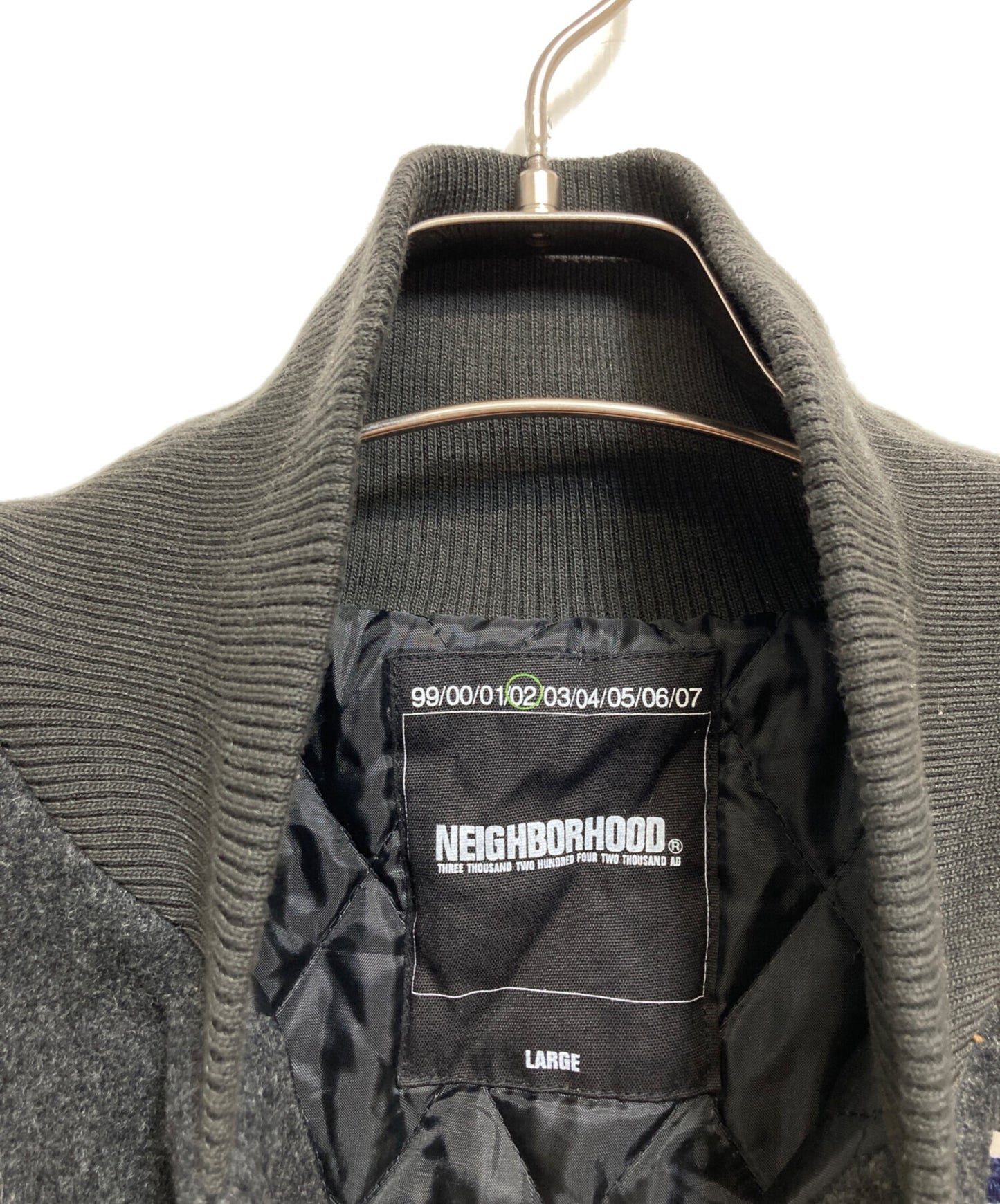 [Pre-owned] NEIGHBORHOOD Stadium jacket with badge DCNH-JK M03