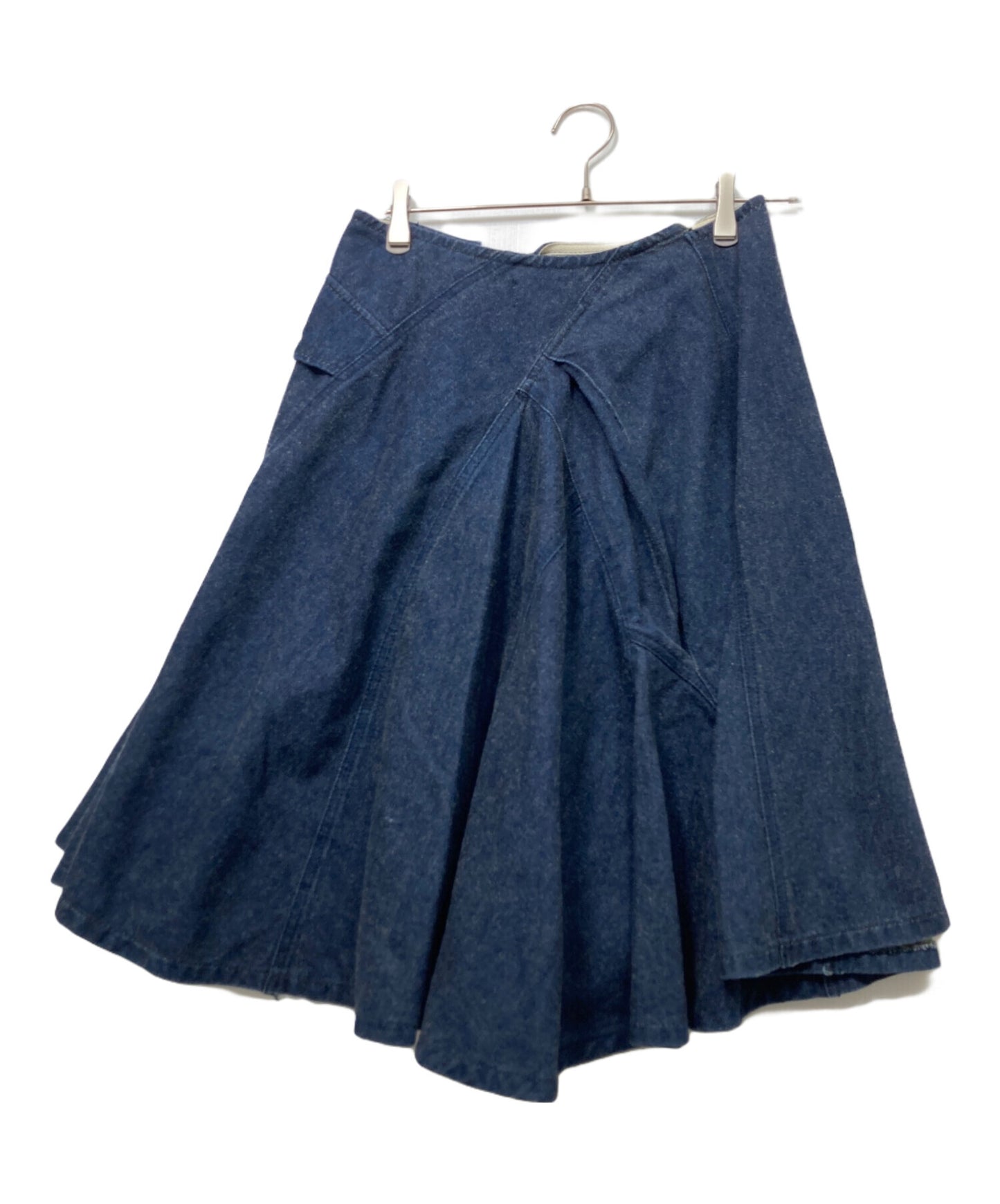 [Pre-owned] tricot COMME des GARCONS Zip design denim mini skirt TL-S026