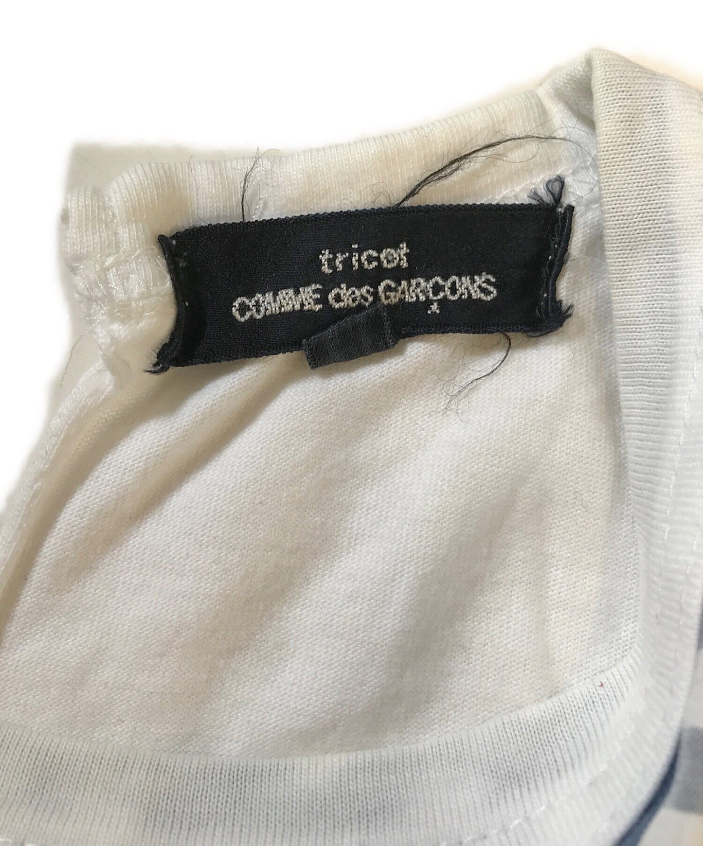 [Pre-owned] tricot COMME des GARCONS Patchwork Short-Sleeved Shirt TK-T044