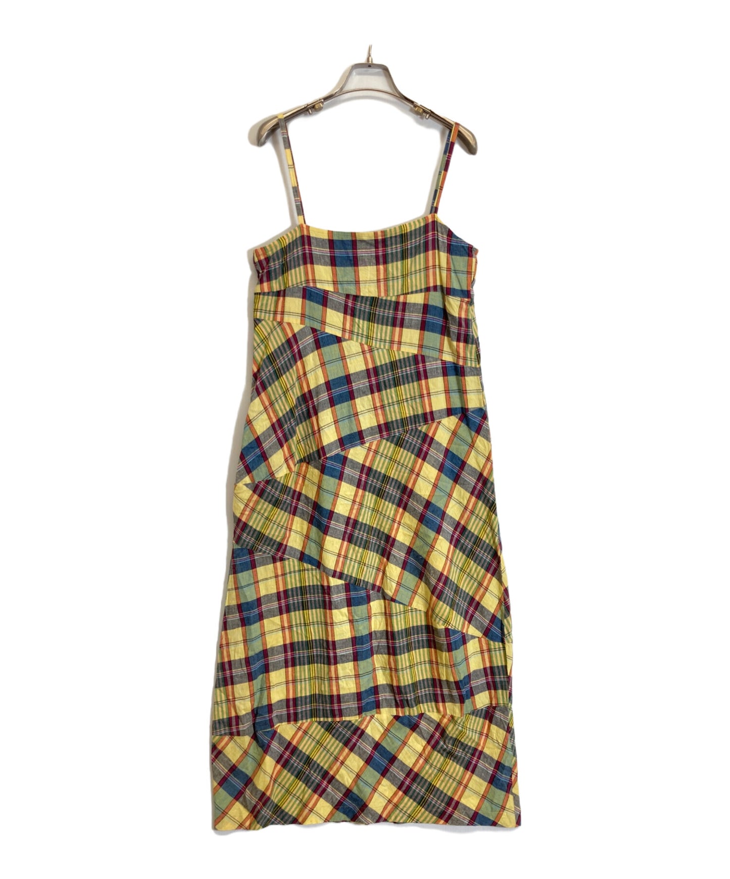 [Pre-owned] tricot COMME des GARCONS Plaid sleeveless dress