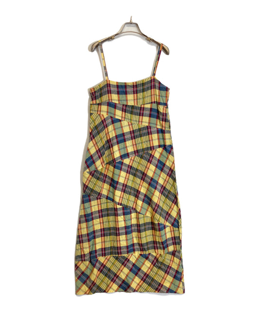 [Pre-owned] tricot COMME des GARCONS Plaid sleeveless dress