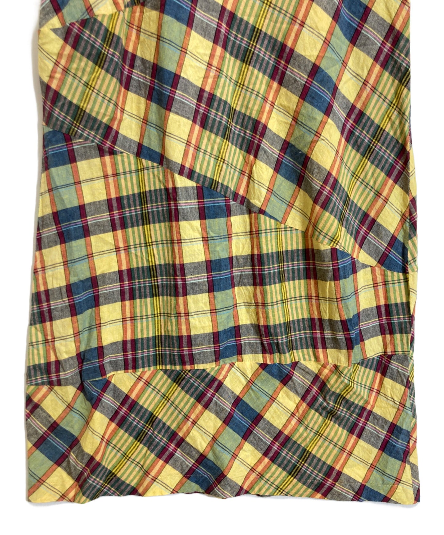 [Pre-owned] tricot COMME des GARCONS Plaid sleeveless dress