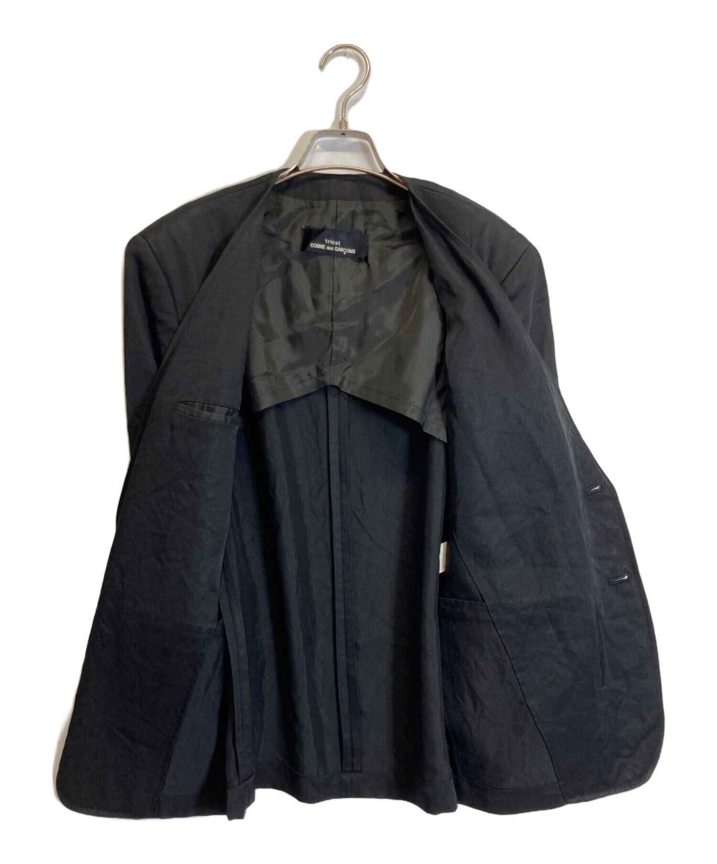 [Pre-owned] tricot COMME des GARCONS Triacetate No Collar Jacket TJ-110460
