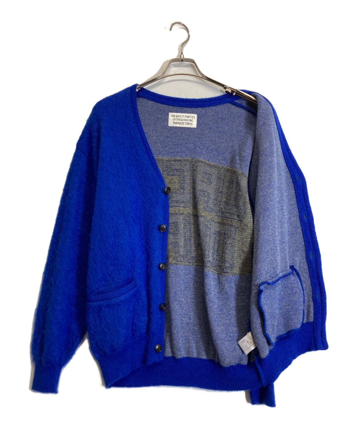[Pre-owned] WACKO MARIA LOGO MOHAIR CARDIGAN