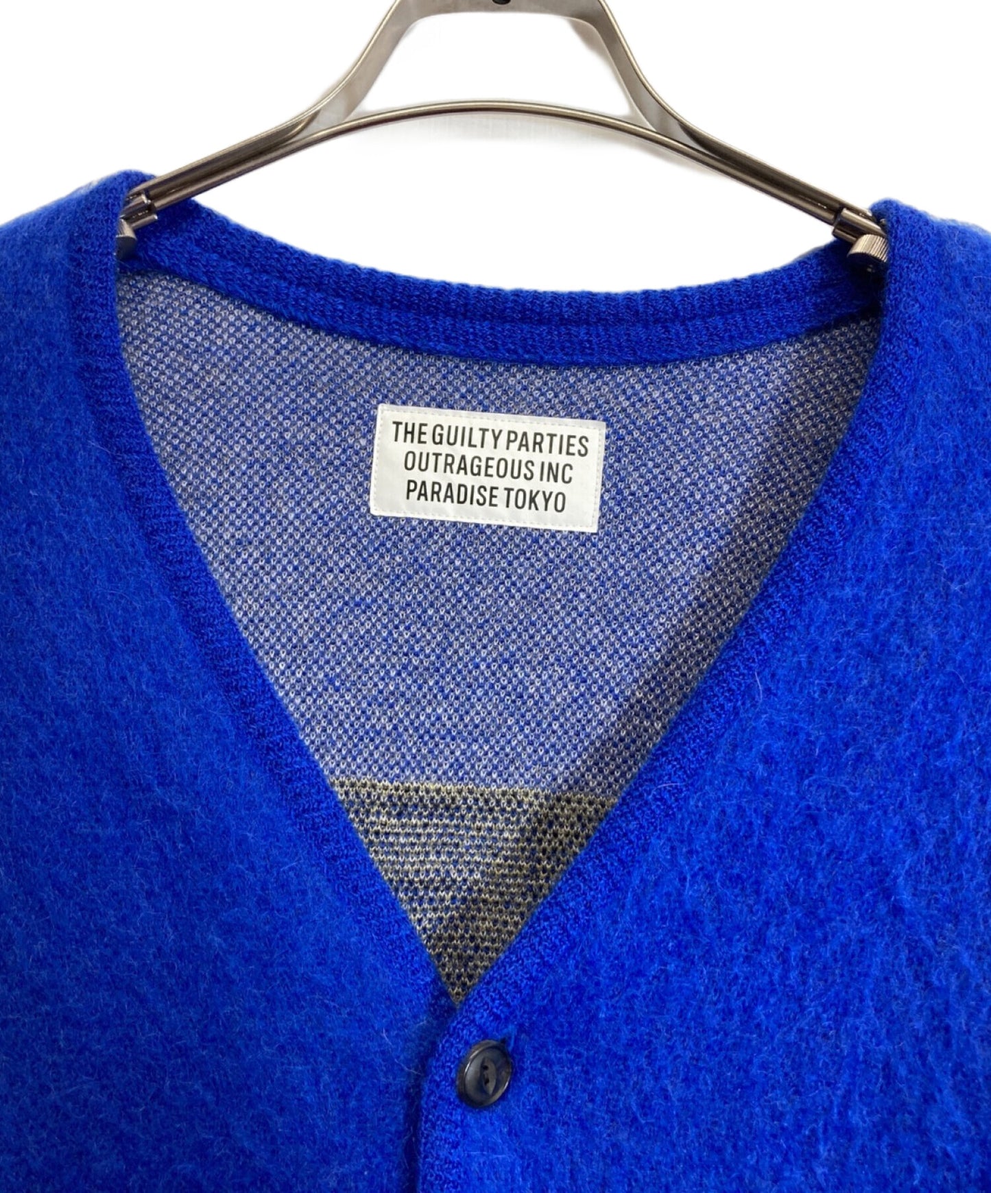 [Pre-owned] WACKO MARIA LOGO MOHAIR CARDIGAN