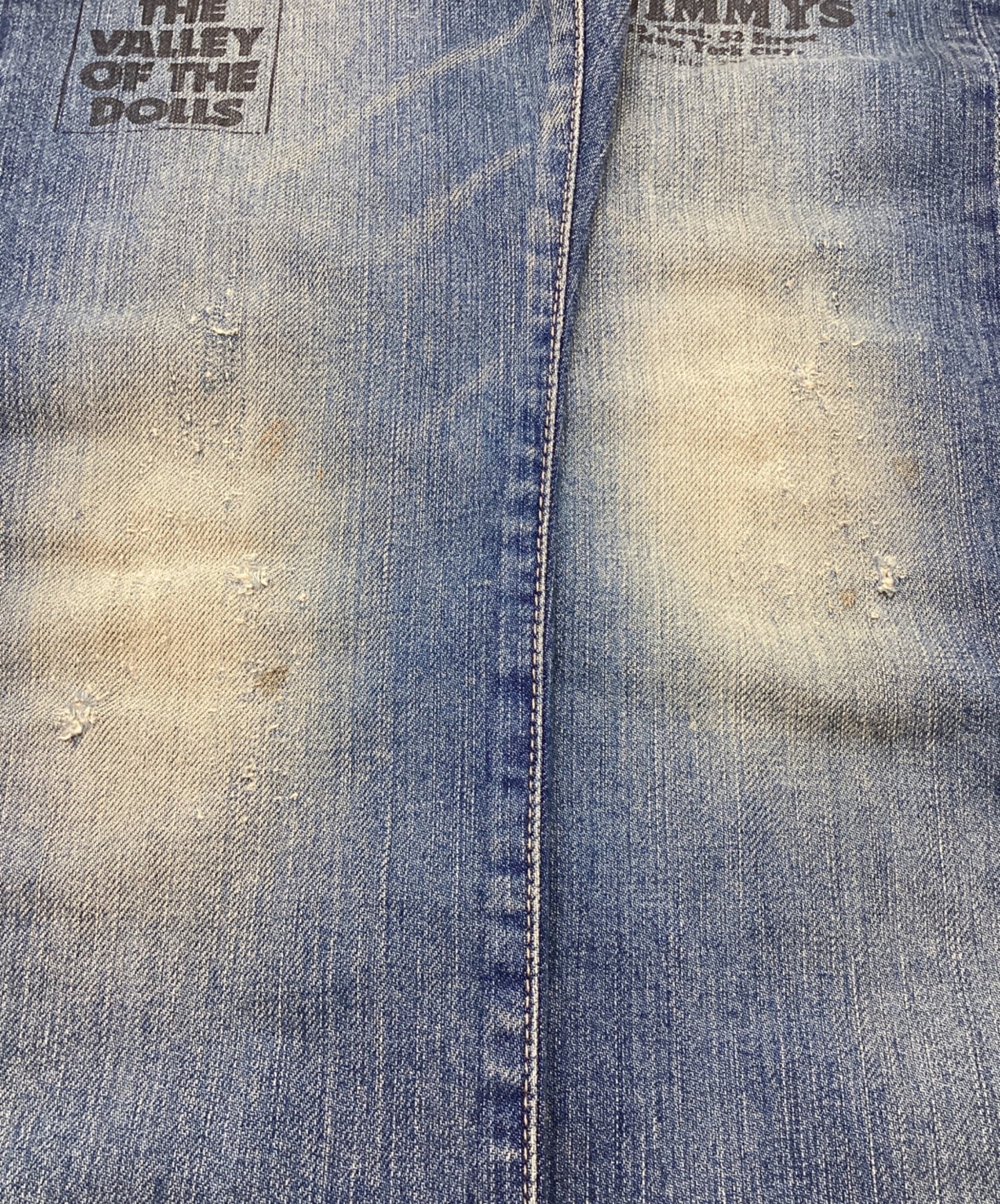 [Pre-owned] Hysteric Glamour New York Dolls Denim Pants Straight Stretch Studded 4AP-3013