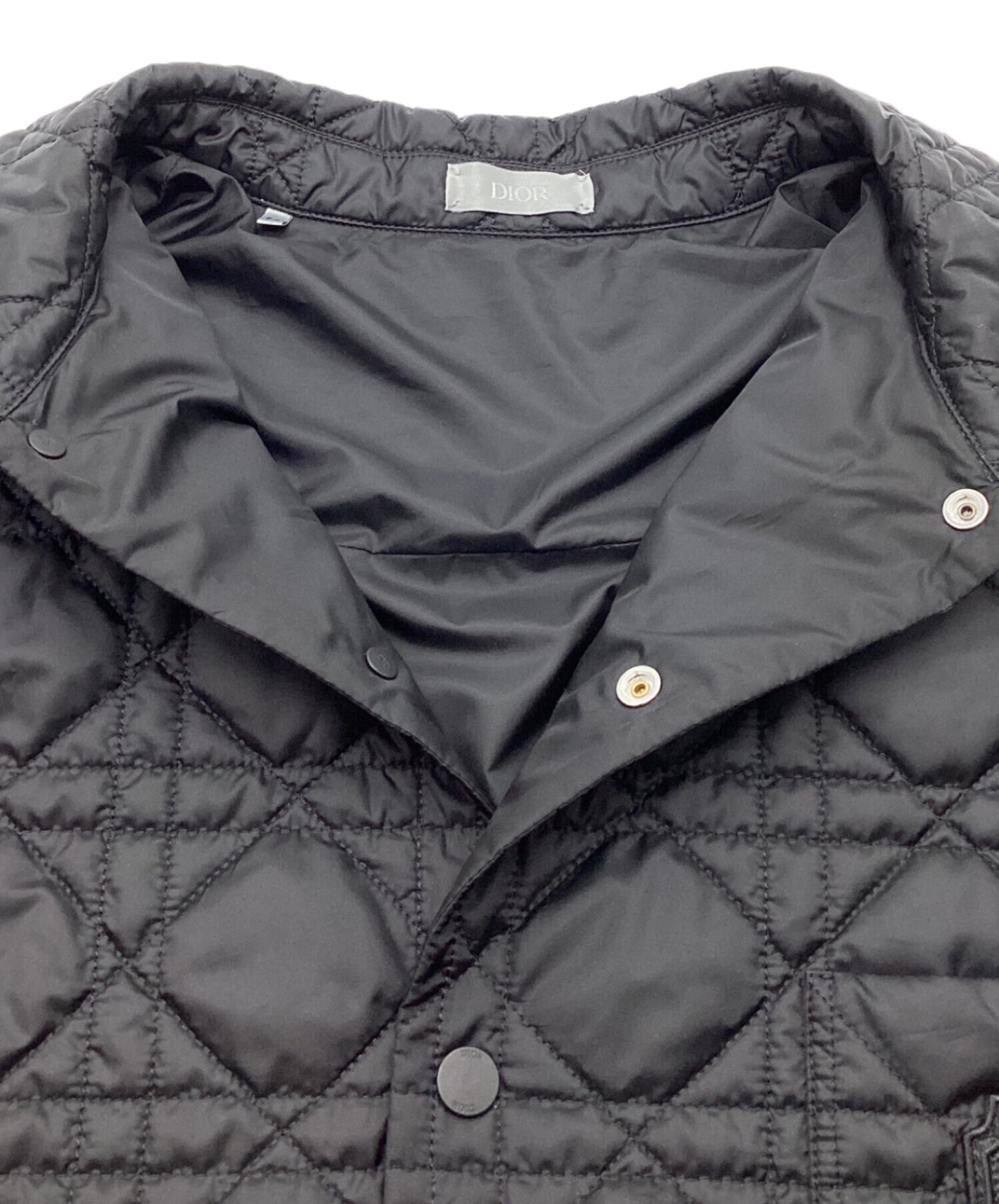 [Pre-owned] Dior Couture Logo Patch Quilted Jacket 313C509AA767