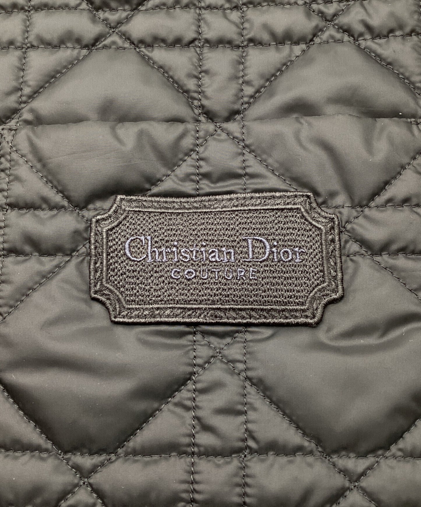 [Pre-owned] Dior Couture Logo Patch Quilted Jacket 313C509AA767