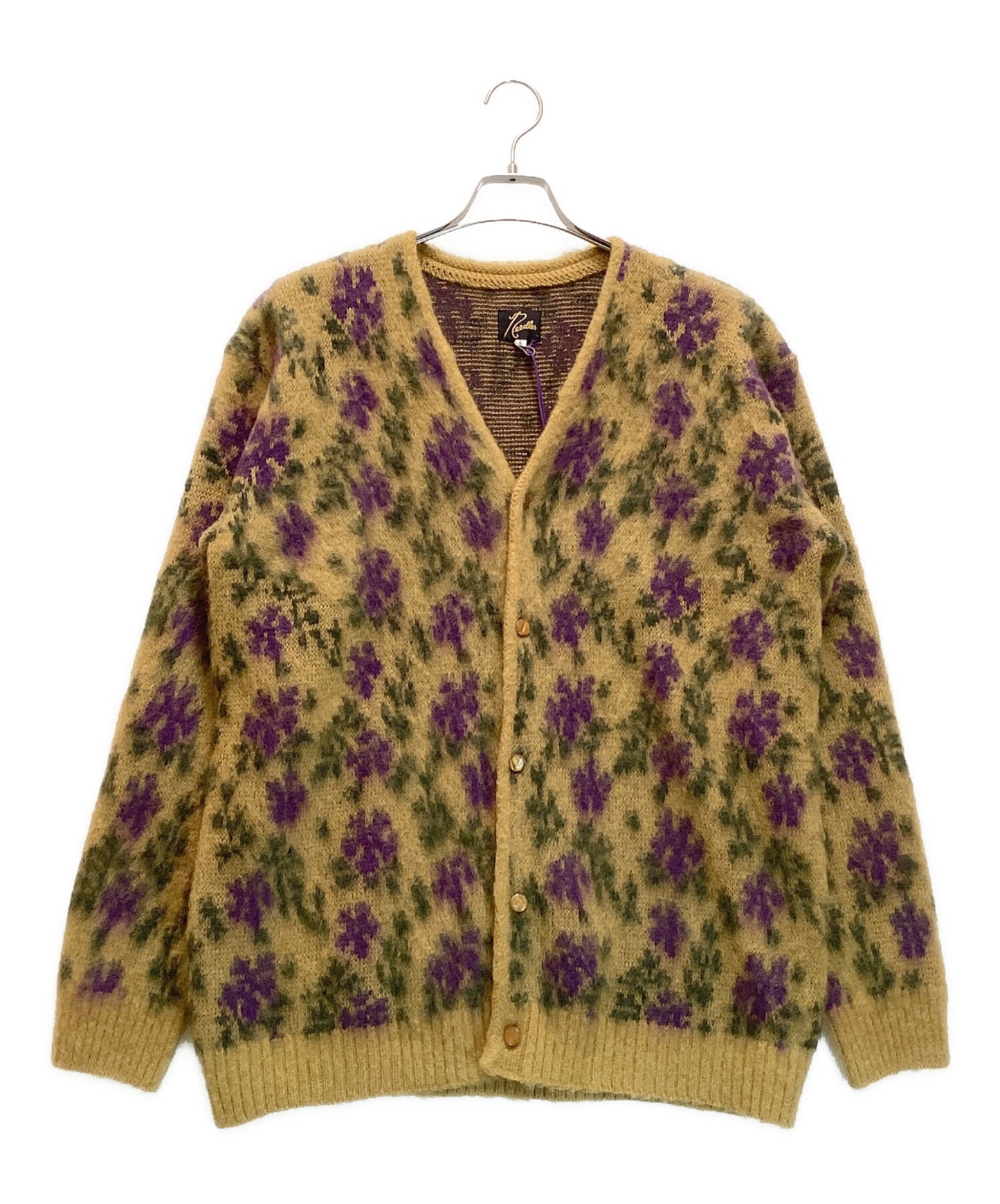 [Pre-owned] Needles Mohair Cardigan - Flower NS282
