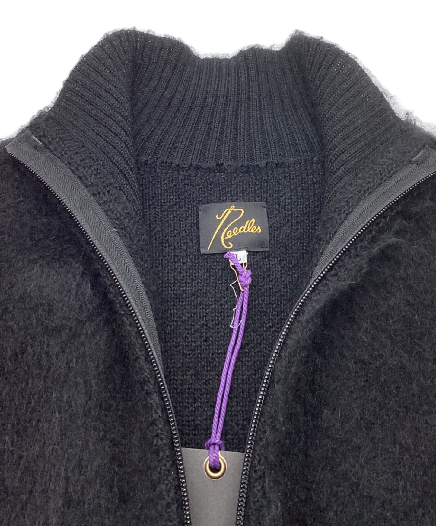 [Pre-owned] Needles Zipped Mohair Cardigan NS283