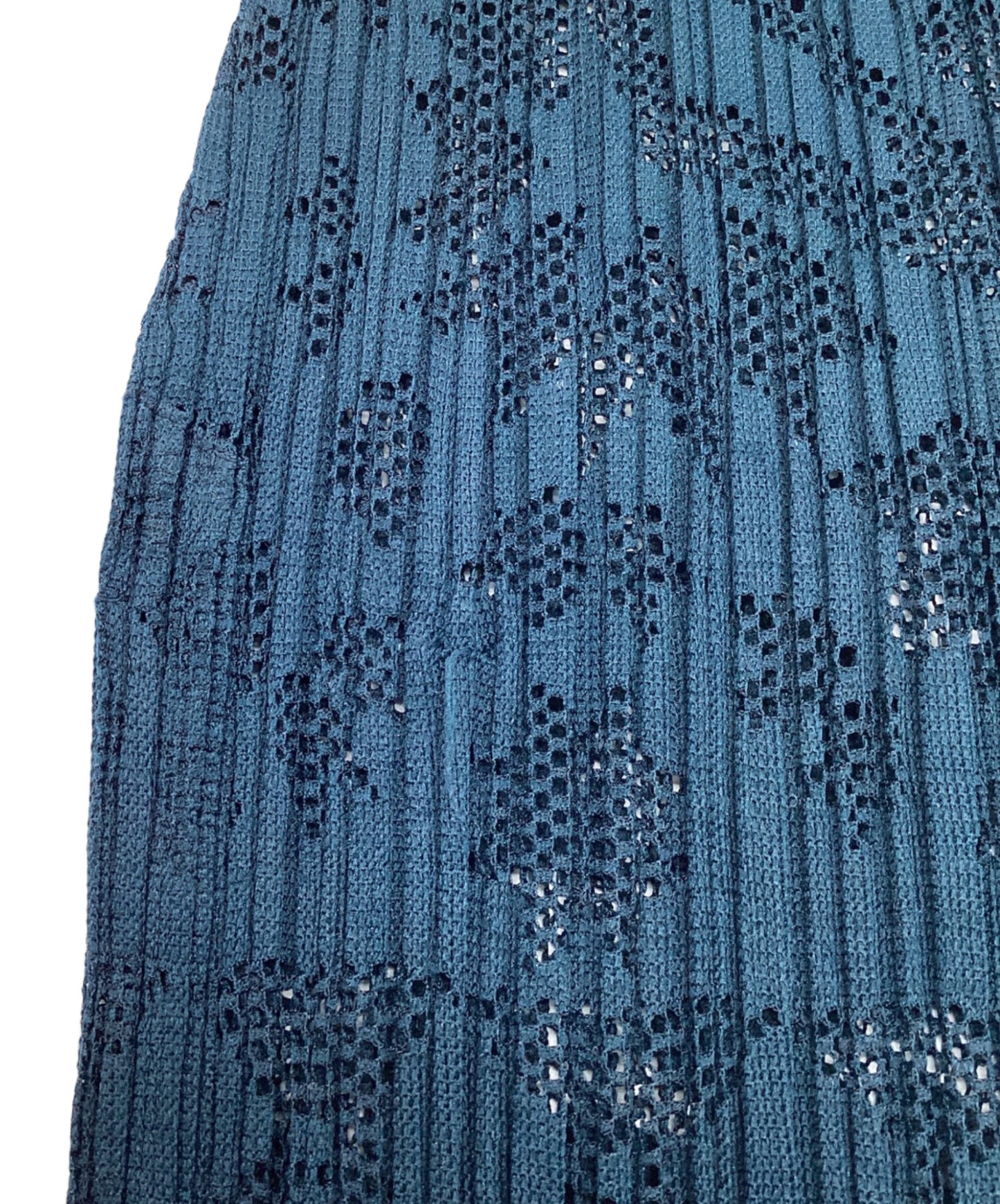 [Pre-owned] PLEATS PLEASE Openwork Pleated Dress Tunic Sleeveless PP51-JT633