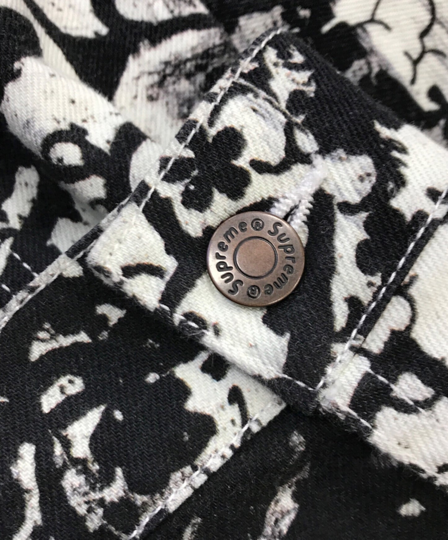 [Pre-owned] SUPREME Denim Work Jacket 21FW