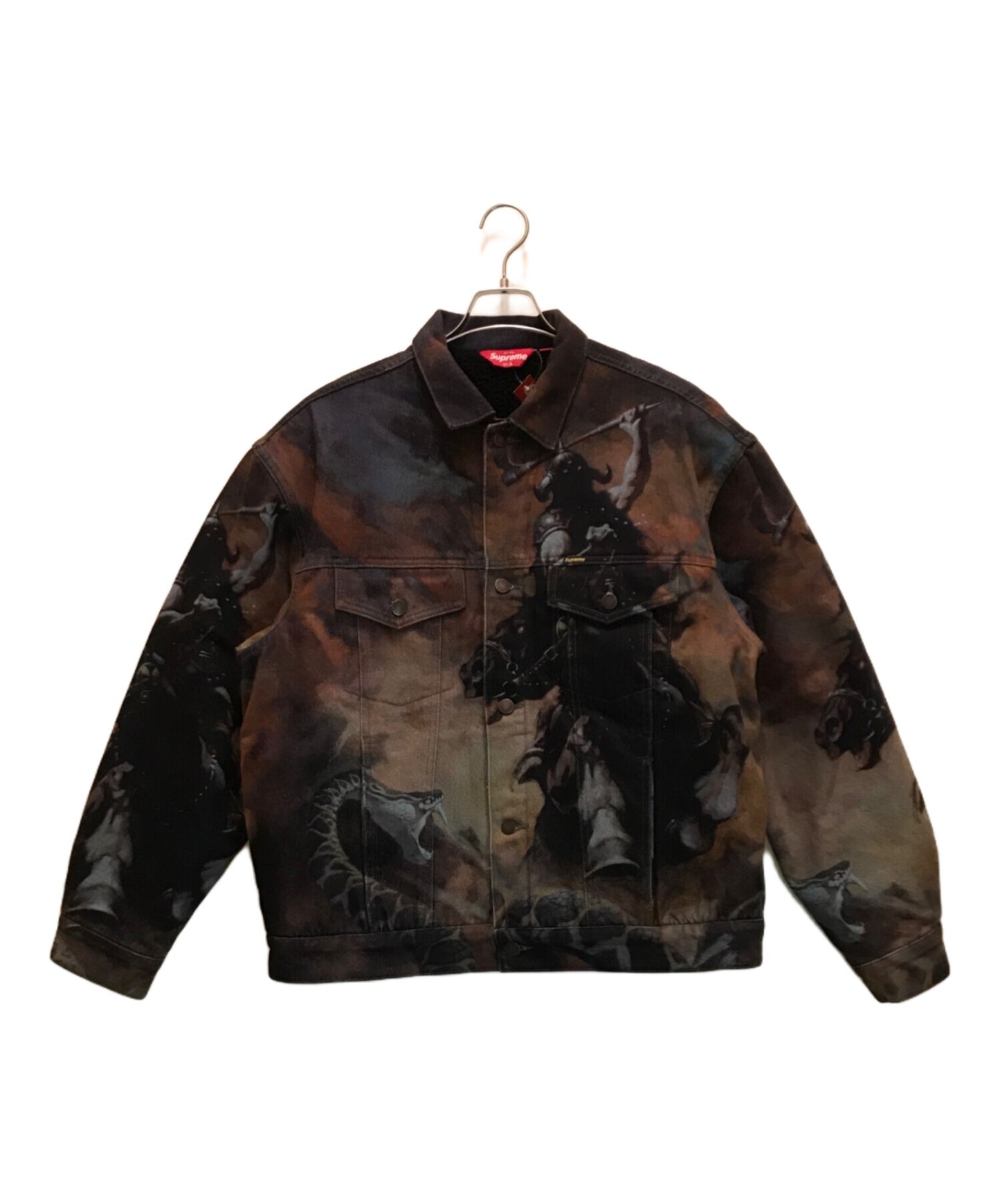 [Pre-owned] SUPREME Four Shearling Rind Tracker Jacket "Multi"