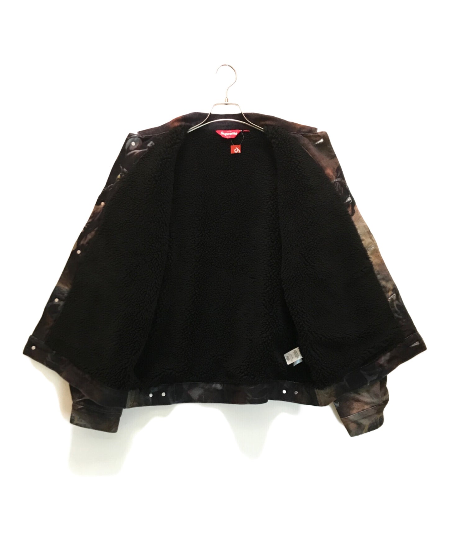 [Pre-owned] SUPREME Four Shearling Rind Tracker Jacket "Multi"