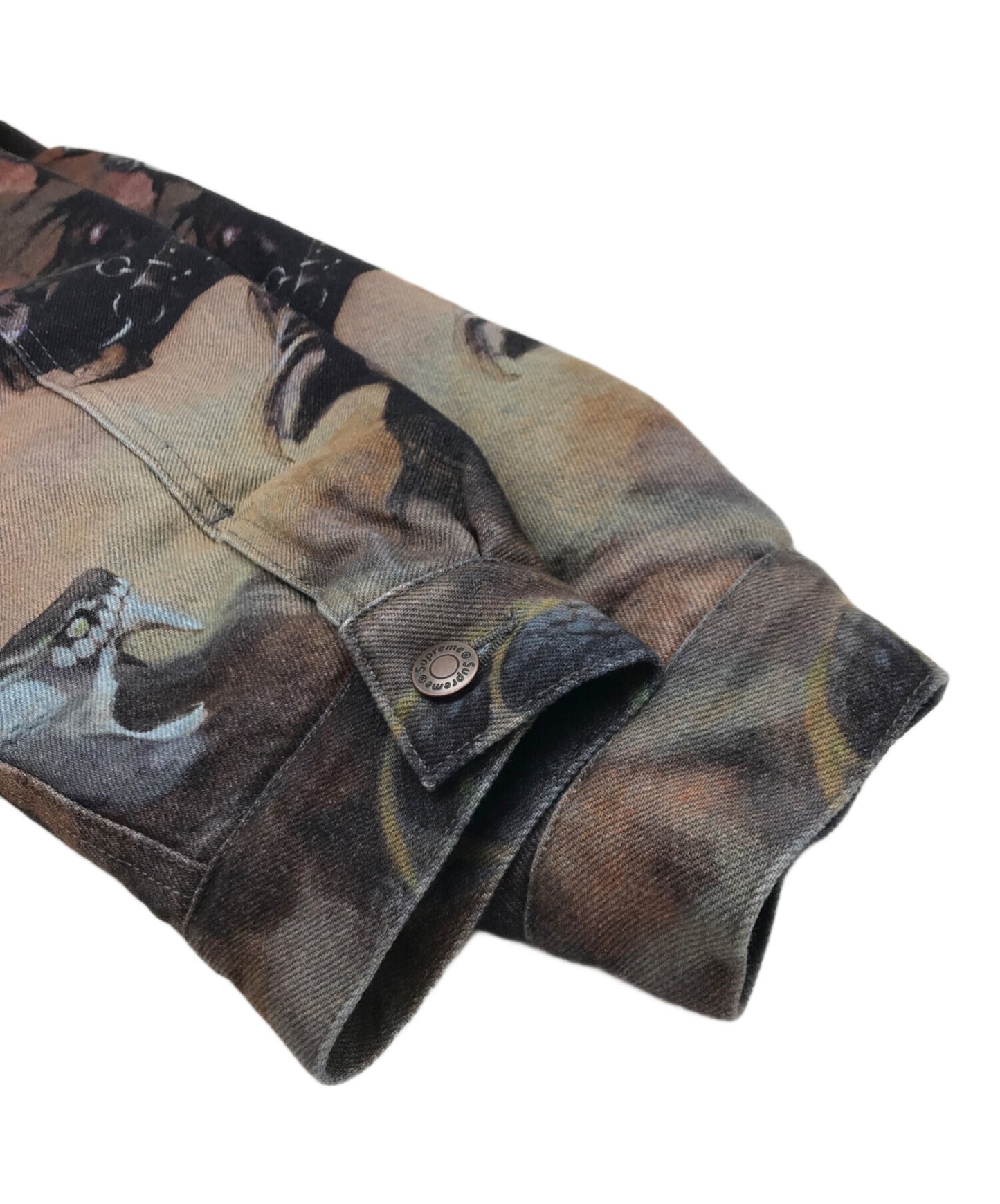 [Pre-owned] SUPREME Four Shearling Rind Tracker Jacket "Multi"