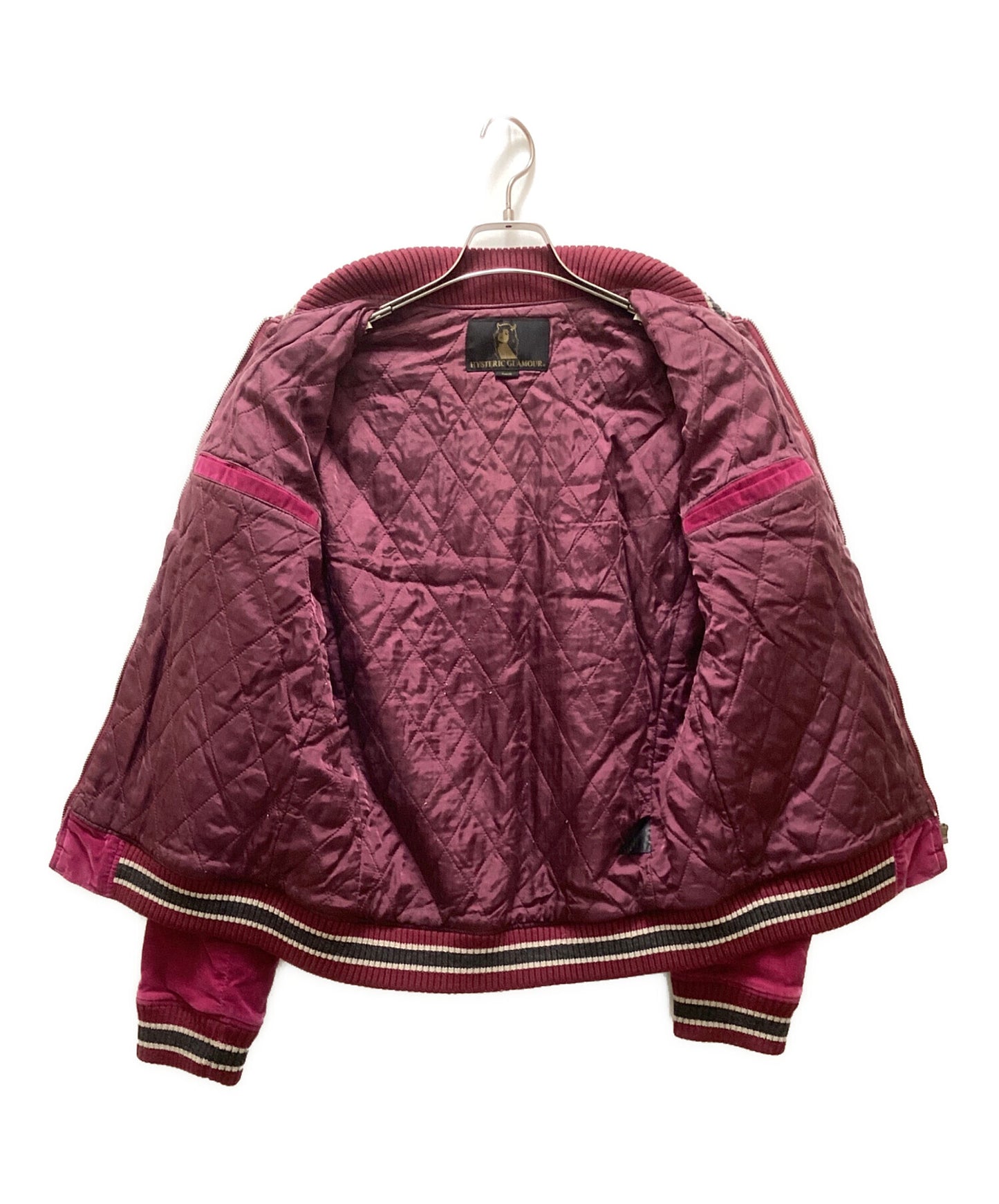 [Pre-owned] Hysteric Glamour VelourSouvenir Jacket / Bespoke / Souvenir Jacket 0213AB11