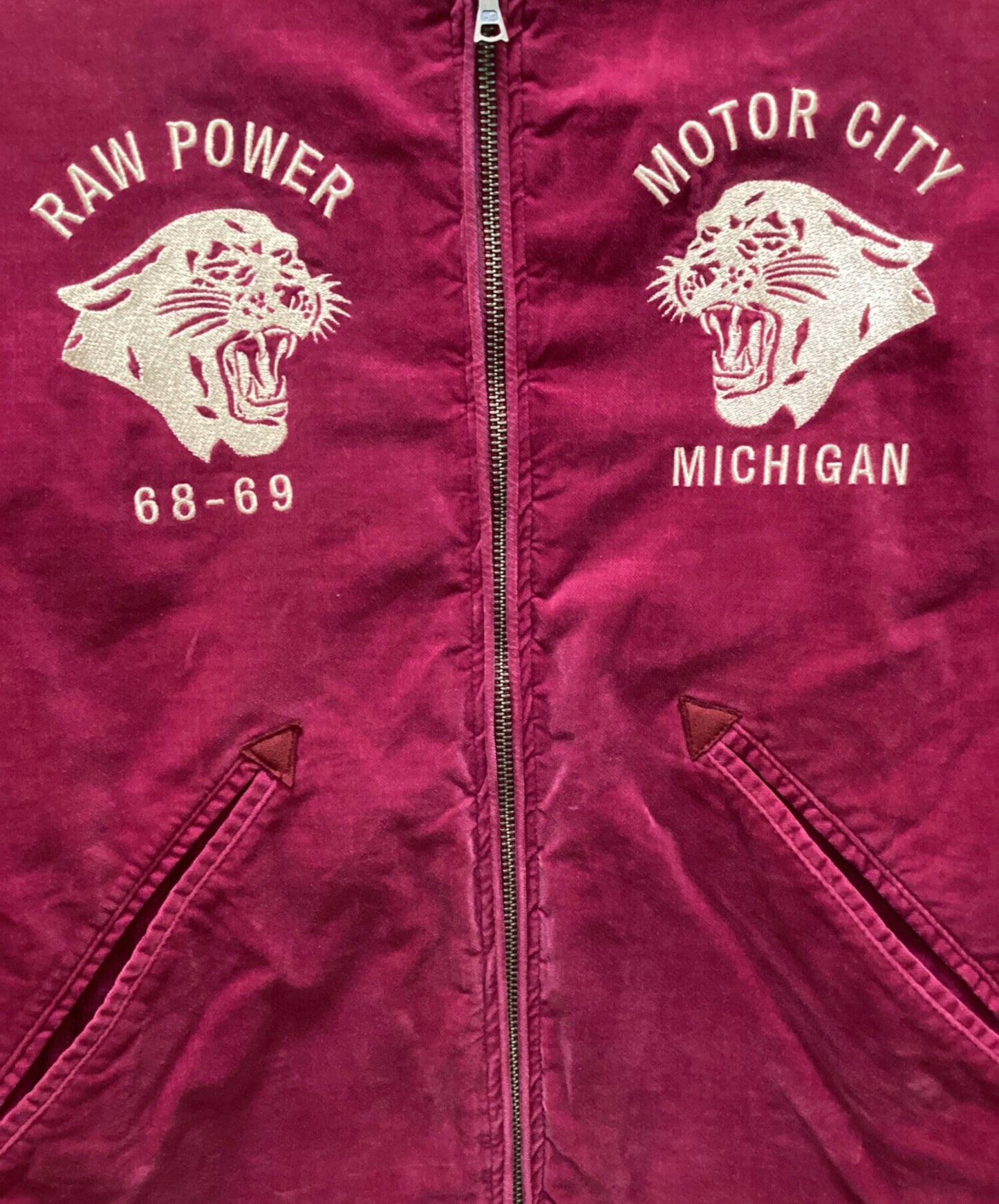 [Pre-owned] Hysteric Glamour VelourSouvenir Jacket / Bespoke / Souvenir Jacket 0213AB11