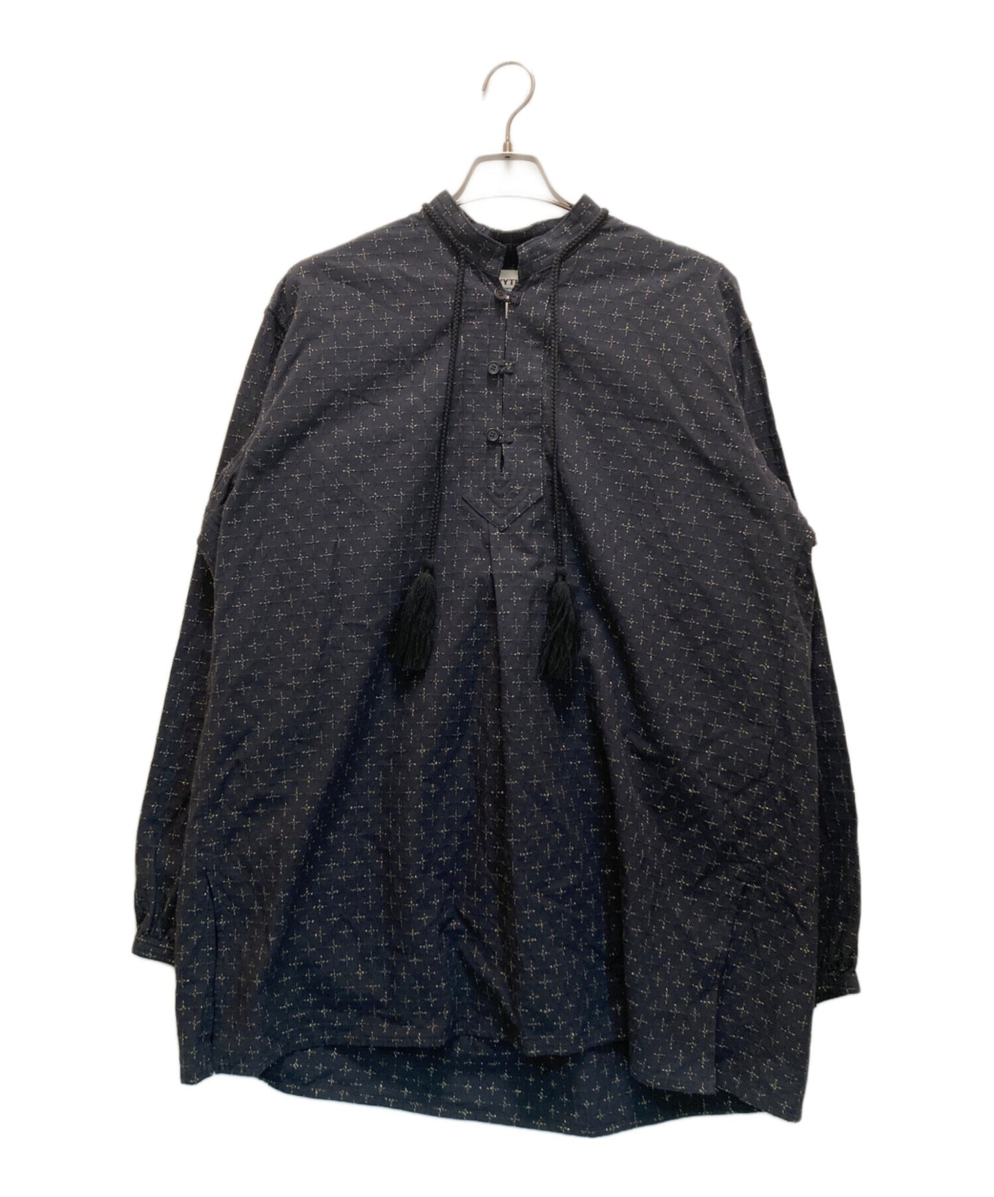 [Pre-owned] s'yte Cotton Cloth Stitched Tassel Shirt Pullover Shirt Blouse Shirt UM-B20-035