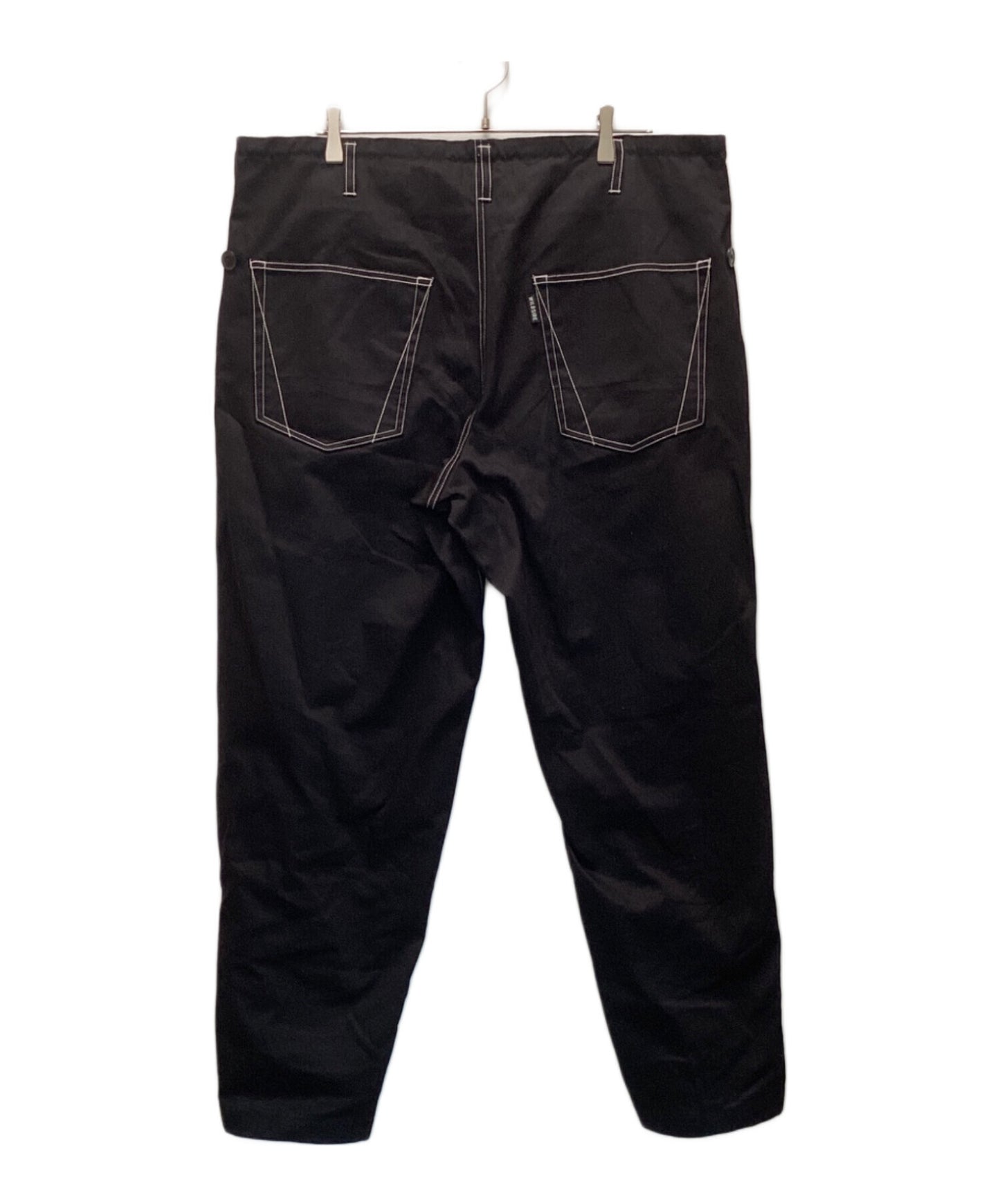 [Pre-owned] WILDSIDE YOHJI YAMAMOTO Cotton Chino White Stitch Draw String Cargo Pants WZ-P33-001