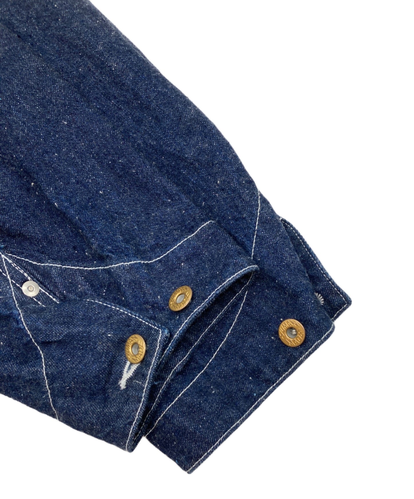 [Pre-owned] HUMAN MADE Back Logo Denim Coverall Jacket Denim Jacket Work Jacket HM24JK006