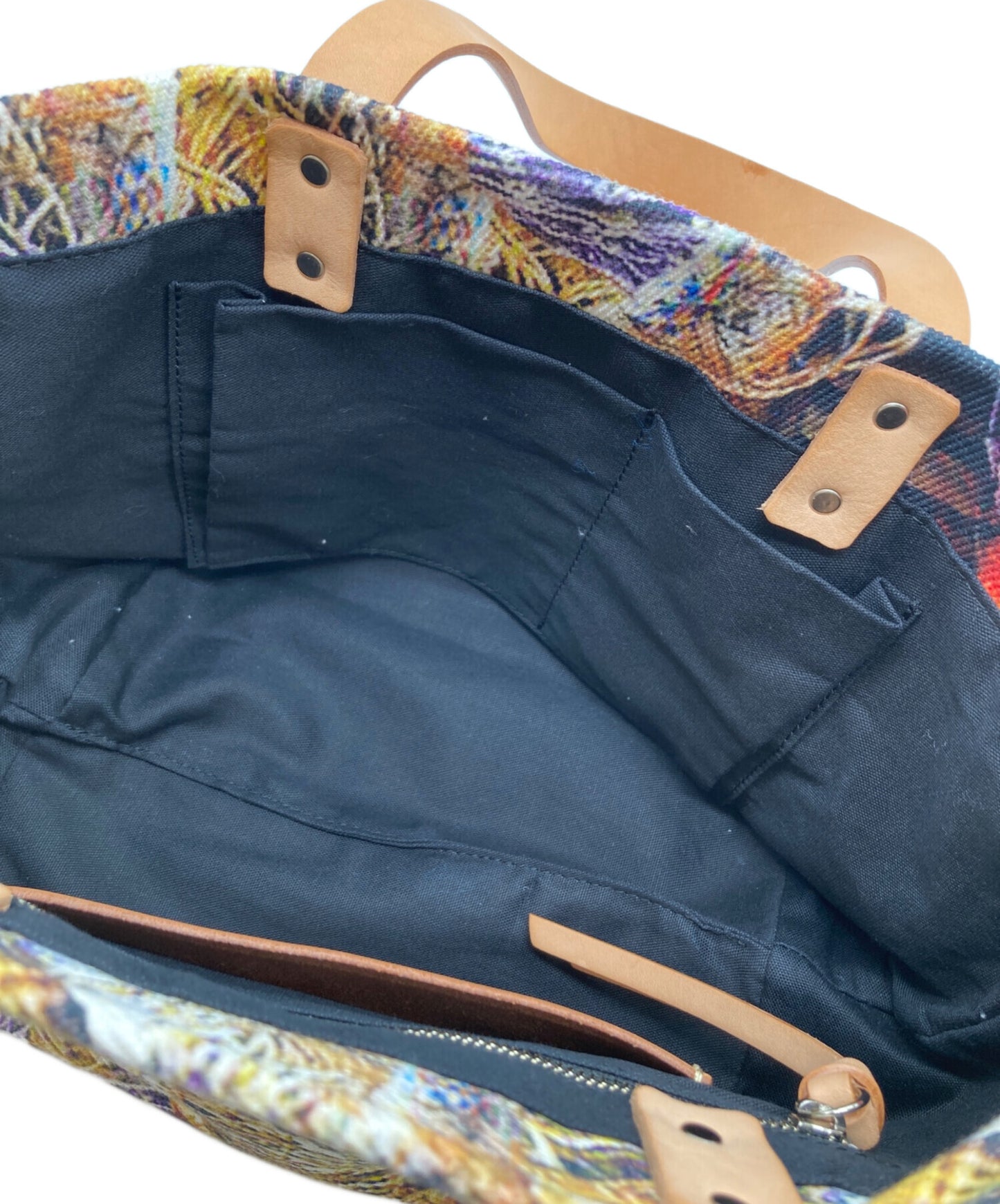 [Pre-owned] Vivienne Westwood Artistic design tote bag handbag canvas bag