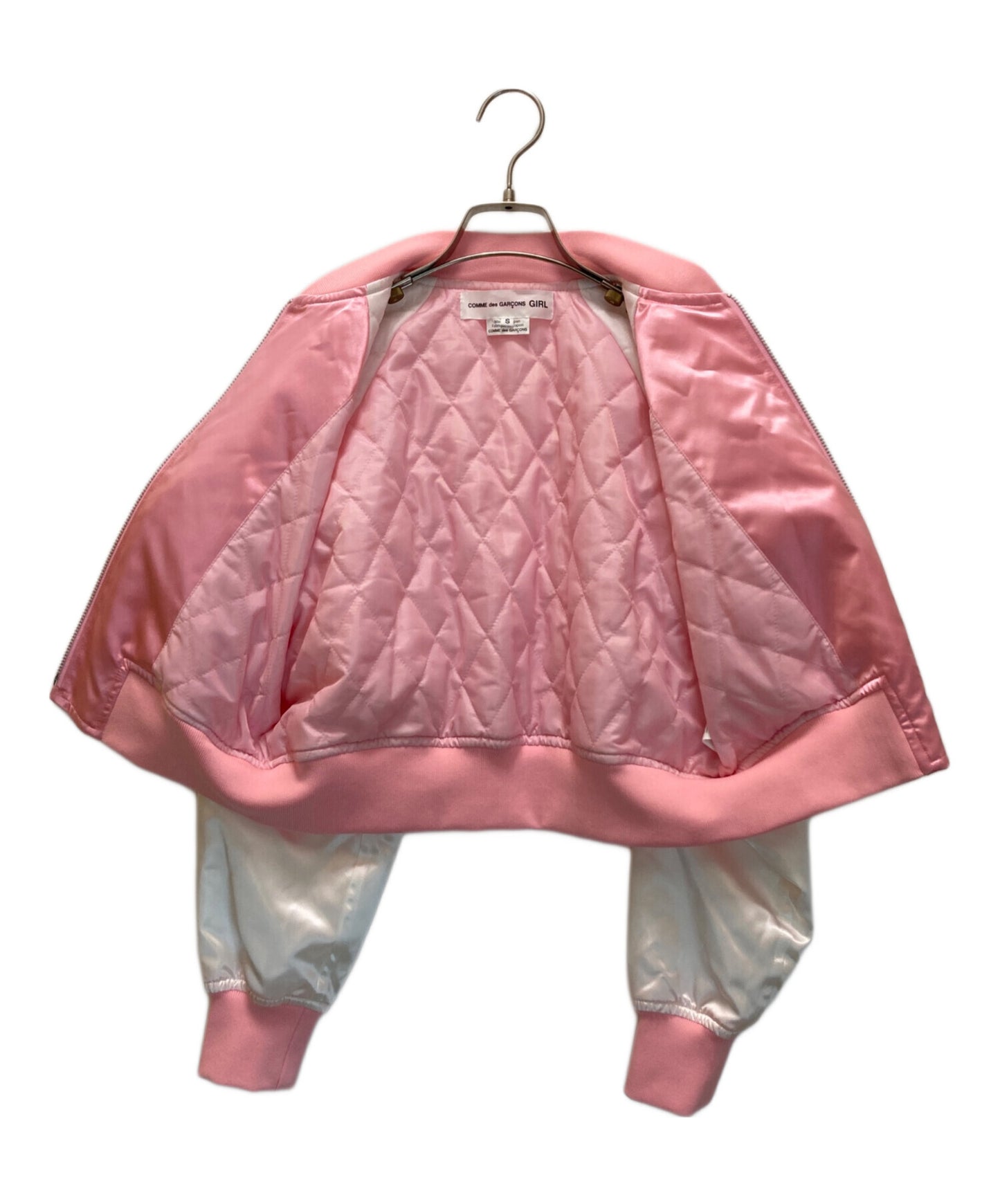[Pre-owned] COMME des GARCONS GIRL Ribbon Bomber Jacket / Blouson / MA-1 / Design Jacket NN-J010