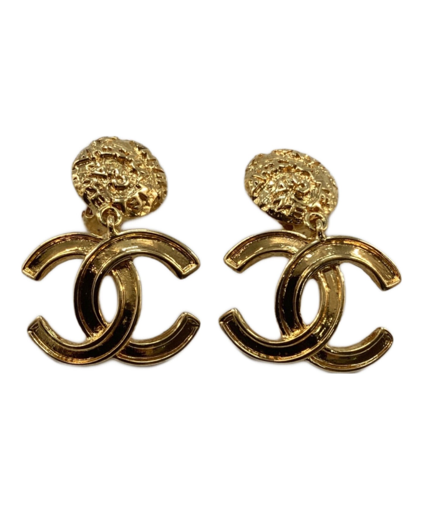 [Pre-owned] CHANEL Coco Mark Swing Earrings