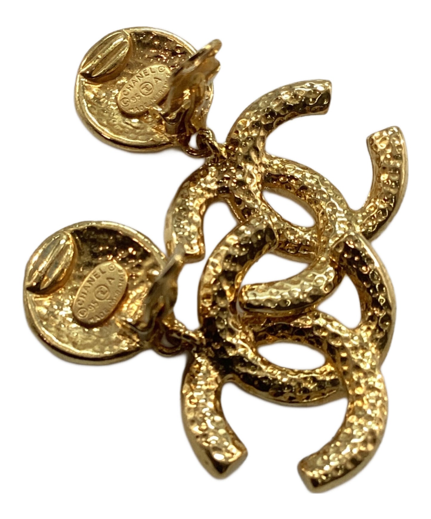 [Pre-owned] CHANEL Coco Mark Swing Earrings