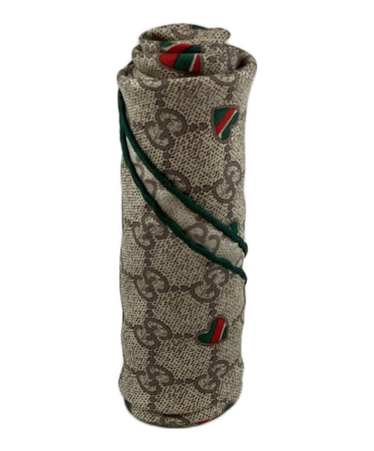 [Pre-owned] GUCCI GG Heart Sherry Line Silk Scarf / Branded Scarf