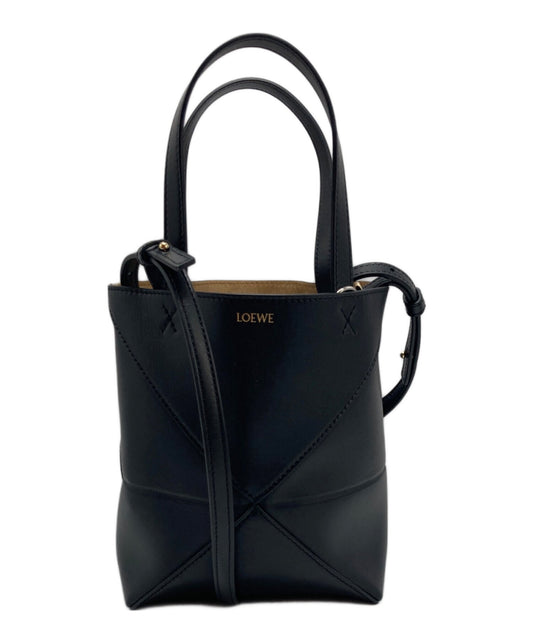 [Pre-owned] LOEWE Puzzle Fold Tote Mini 2WAY Bag Leather Bag Shoulder CIL0010896751