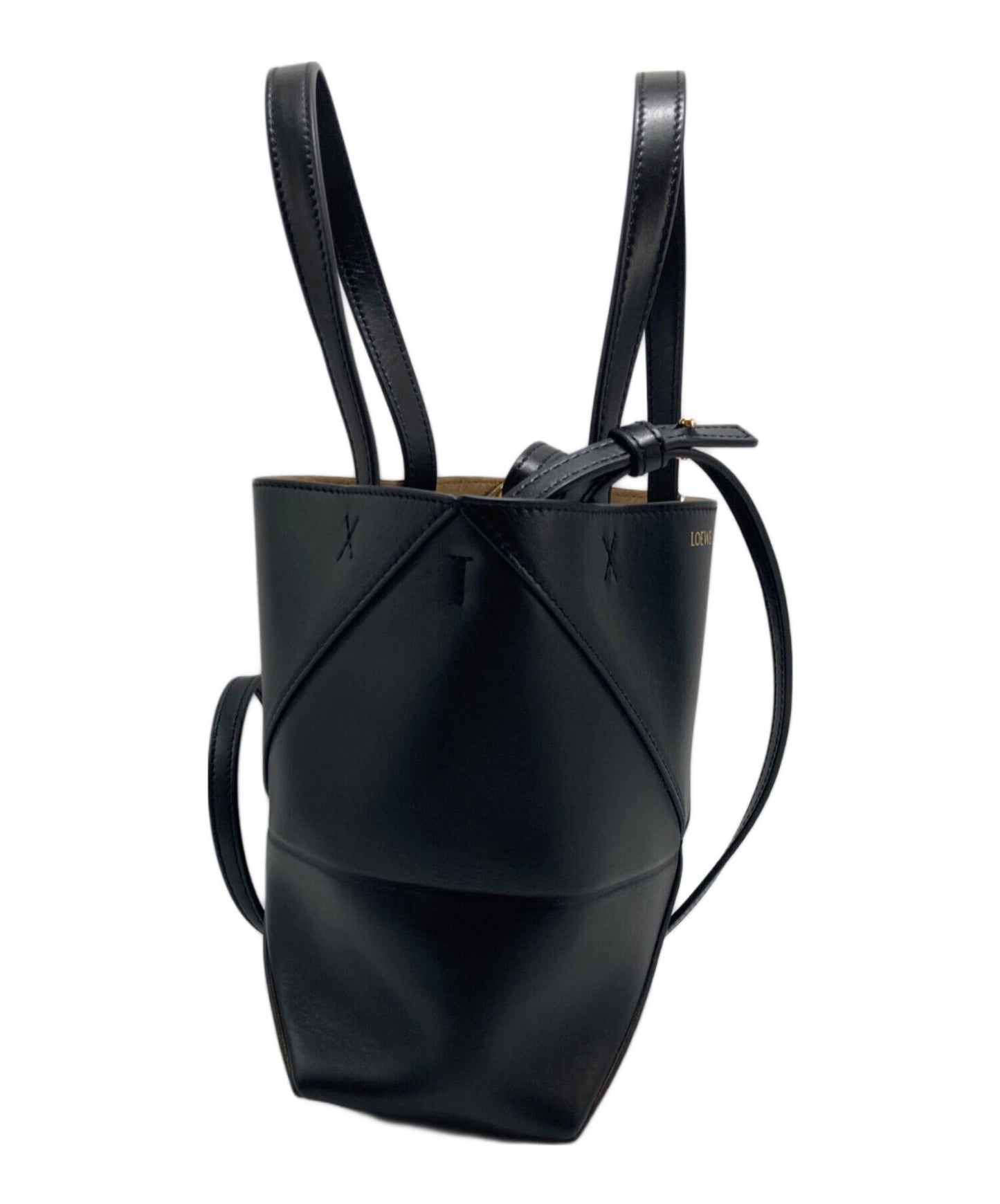 [Pre-owned] LOEWE Puzzle Fold Tote Mini 2WAY Bag Leather Bag Shoulder CIL0010896751