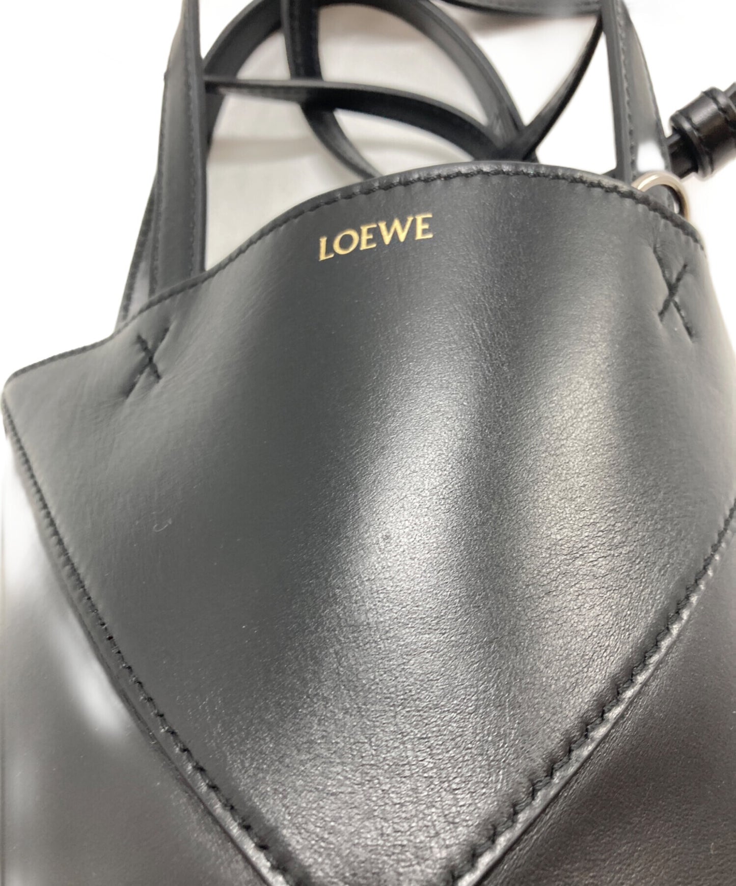 [Pre-owned] LOEWE Puzzle Fold Tote Mini 2WAY Bag Leather Bag Shoulder CIL0010896751