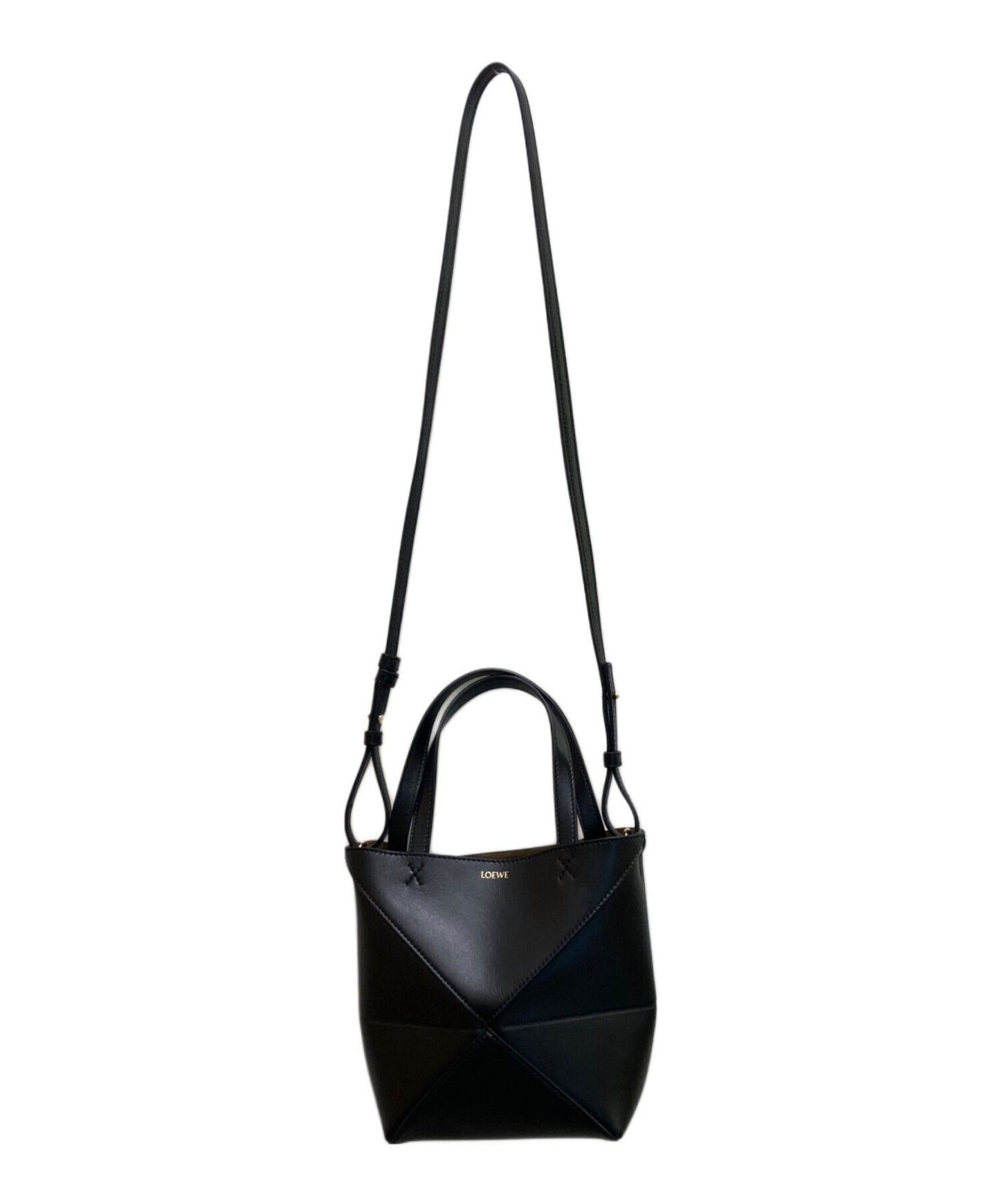 [Pre-owned] LOEWE Puzzle Fold Tote Mini 2WAY Bag Leather Bag Shoulder CIL0010896751