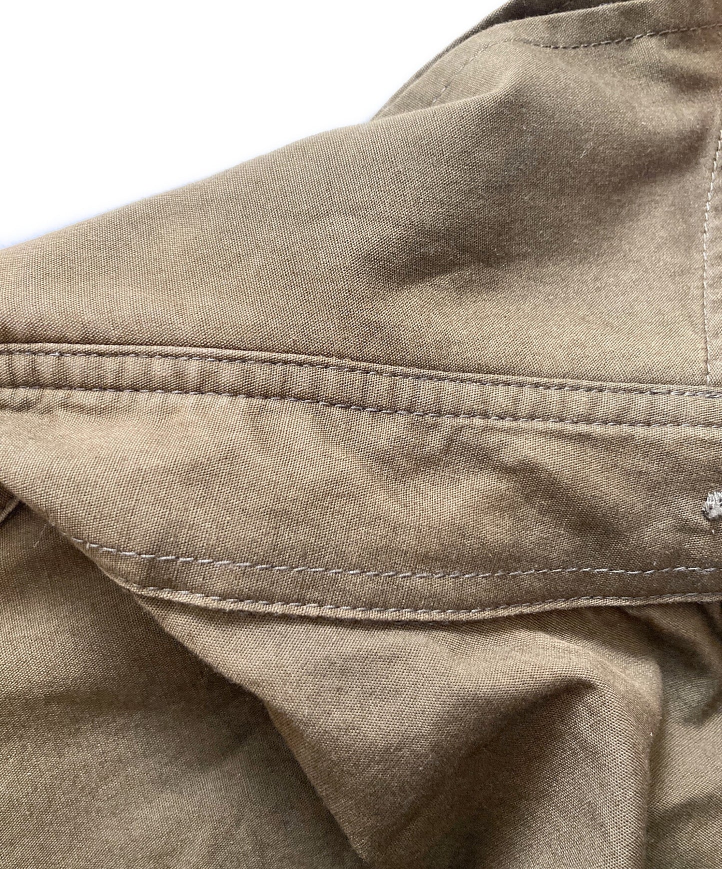 [Pre-owned] GROUND Y Cotton Broad Double Collar Big Shirt / Overshirt / Long / Coat / Dress GT-B13-004