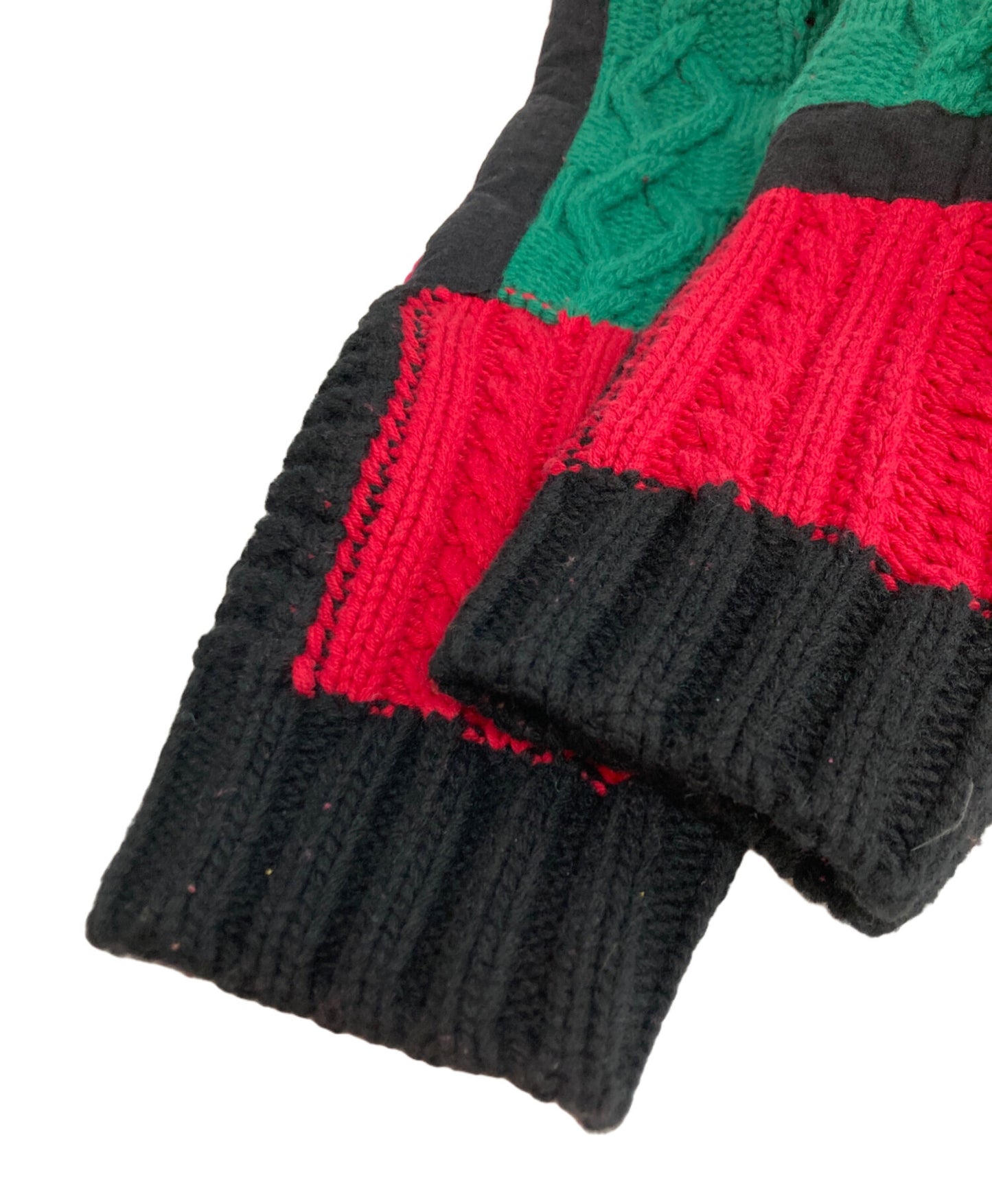 [Pre-owned] SUPREME Patchwork Cable Knit Cardigan Patchwork Cable Knit Cardigan Knit Cardigan
