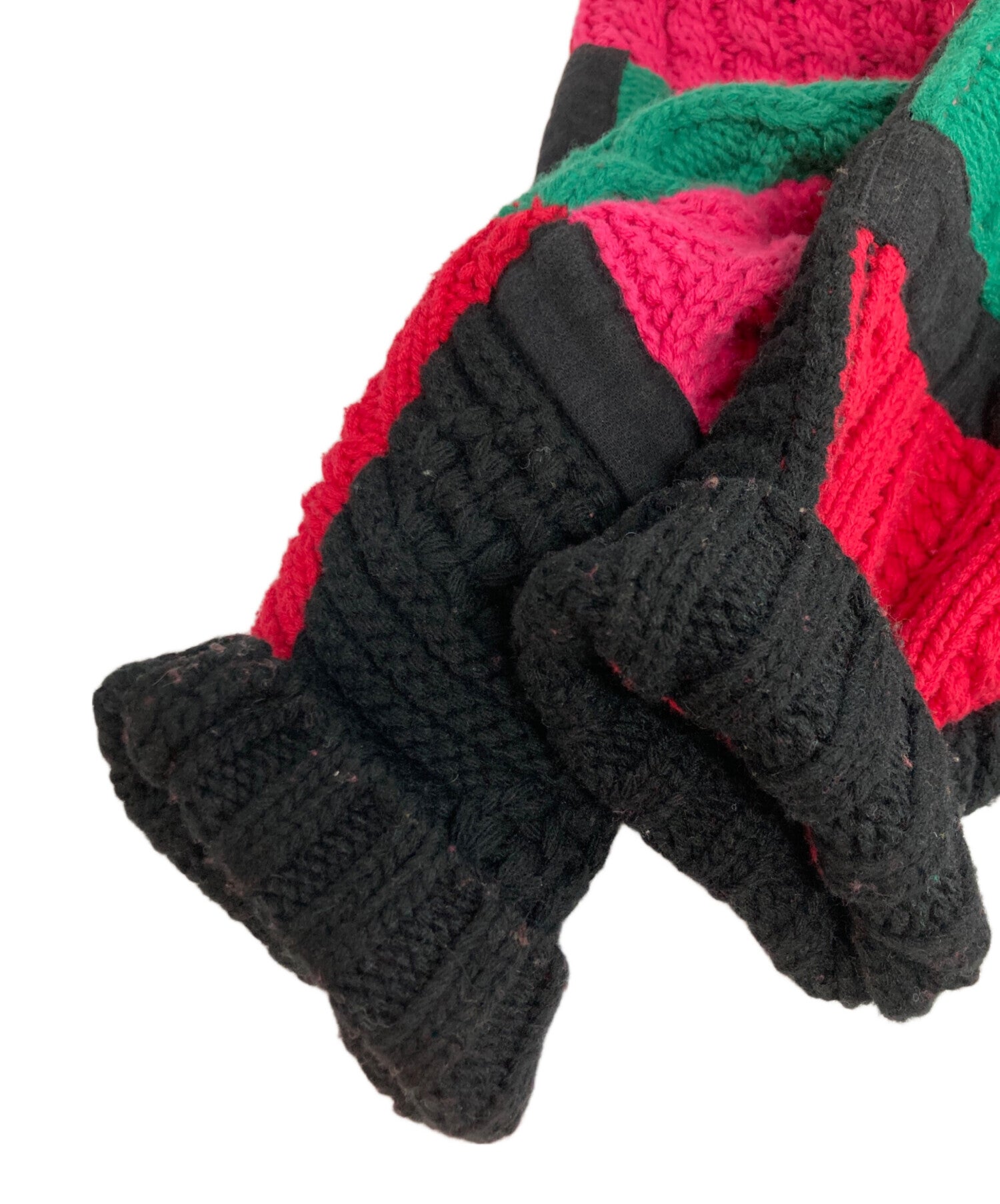 Supreme Patchwork Cable Knit Cardigan