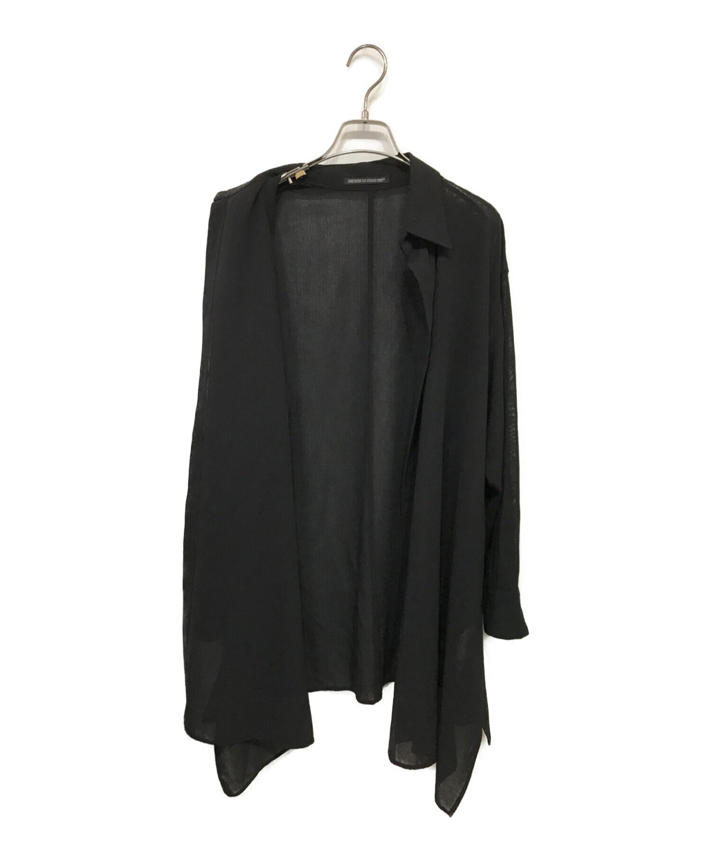 [Pre-owned] yohji yamamoto+noir Wool gaber long sleeve shirt ND-B07-101