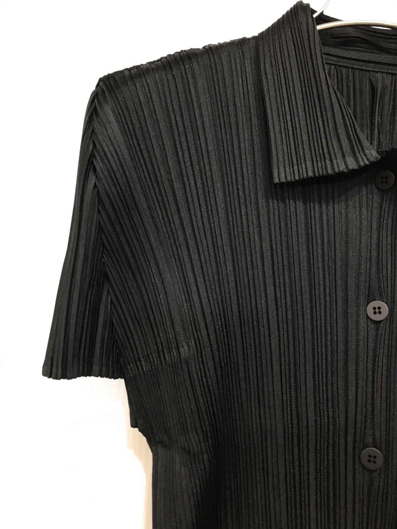 [Pre-owned] PLEATS PLEASE deformed-pleated shirt PP71-JJ204