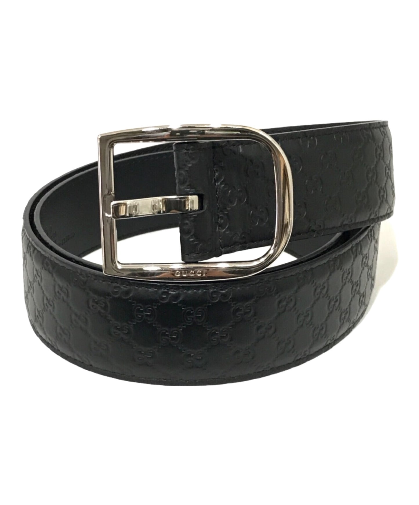 [Pre-owned] GUCCI Micro Guccissima Leather Belt 449716