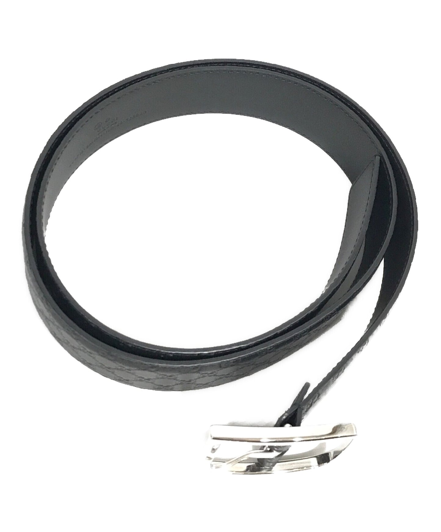 [Pre-owned] GUCCI Micro Guccissima Leather Belt 449716