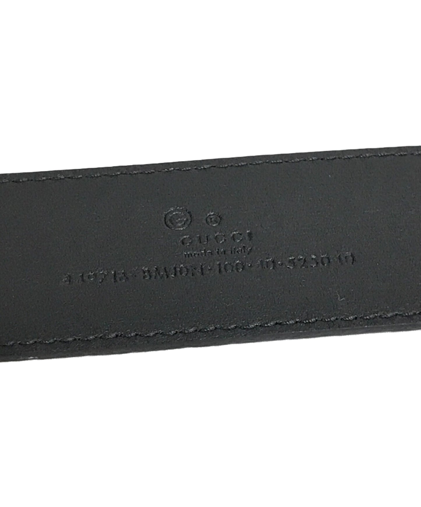 [Pre-owned] GUCCI Micro Guccissima Leather Belt 449716