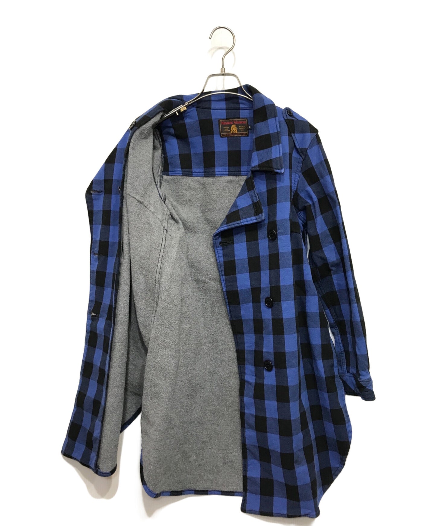 [Pre-owned] Hysteric Glamour Old Check P Coat 0153AH10