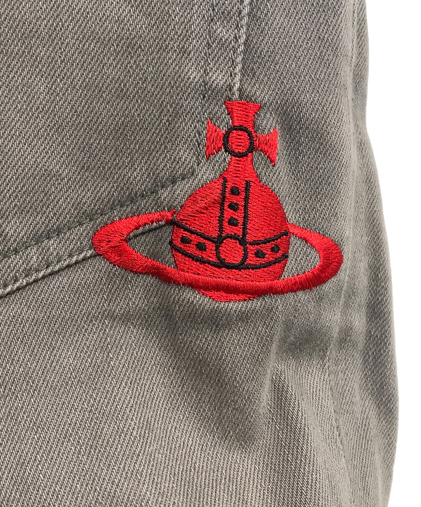 [Pre-owned] Vivienne Westwood man Orb Embroidered Skinny Denim Pants