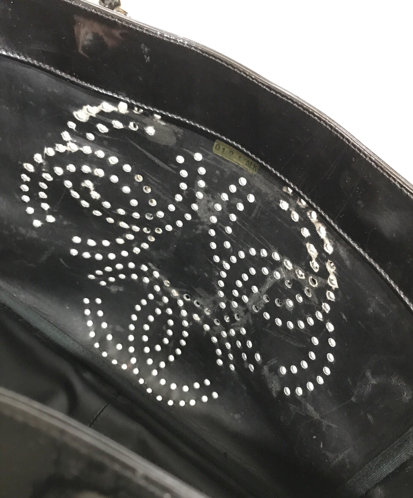 [Pre-owned] CHANEL Triple Coco Perforated Tote Handbag