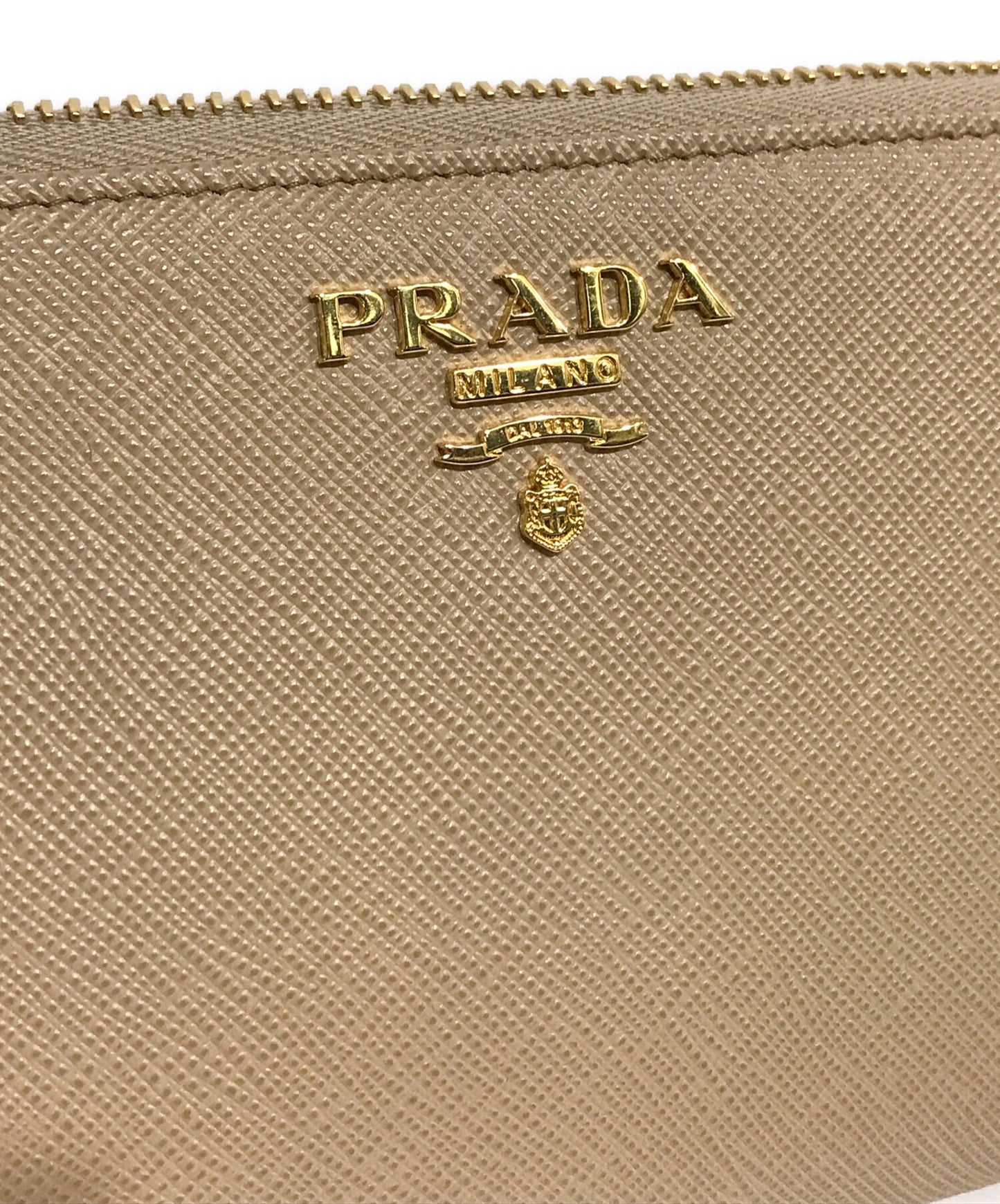 [Pre-owned] PRADA SAFFIANO MULTICOLOR Round Zip Long Wallet 1ML506